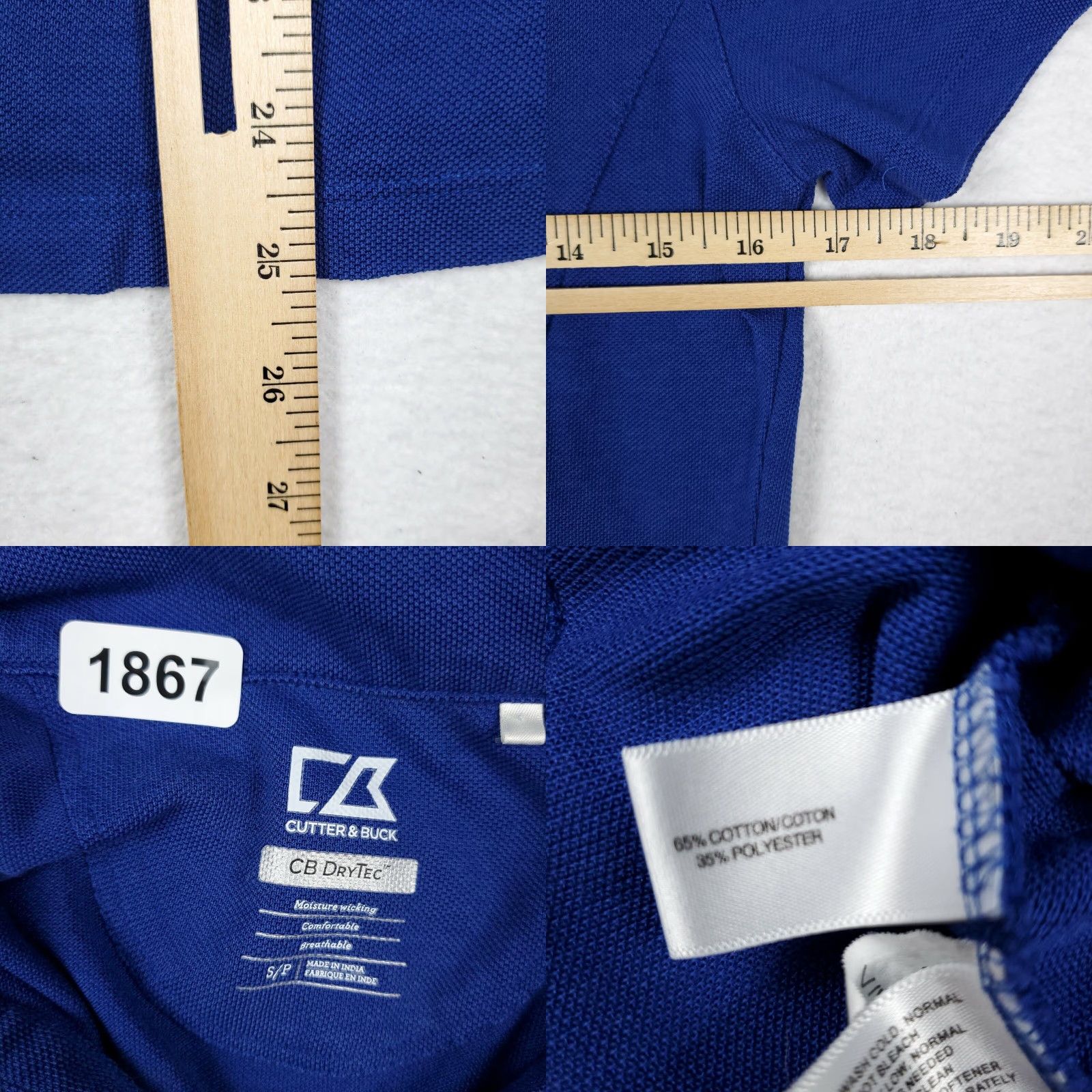 Cutter & Buck Cutter & Buck World Golf Hall Of Fame Blue Womens Polo Shirt S Size S / US 4 / IT 40 - 8 Thumbnail