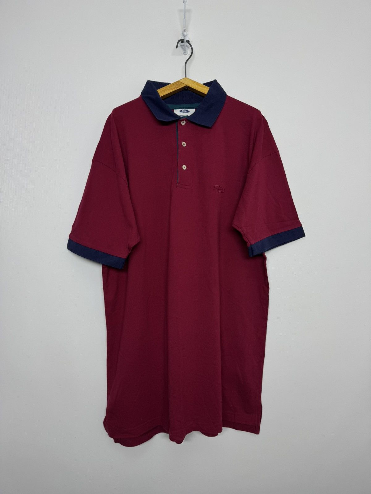 Ford Vintage Y2k Ford Racing Polo 80s Size US XL / EU 56 / 4 - 1 Thumbnail
