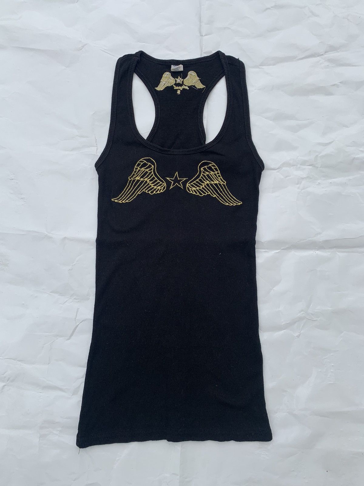Japanese Brand ROCK&ROLL WINGS TANKTOP Size S / US 4 / IT 40 - 1 Thumbnail