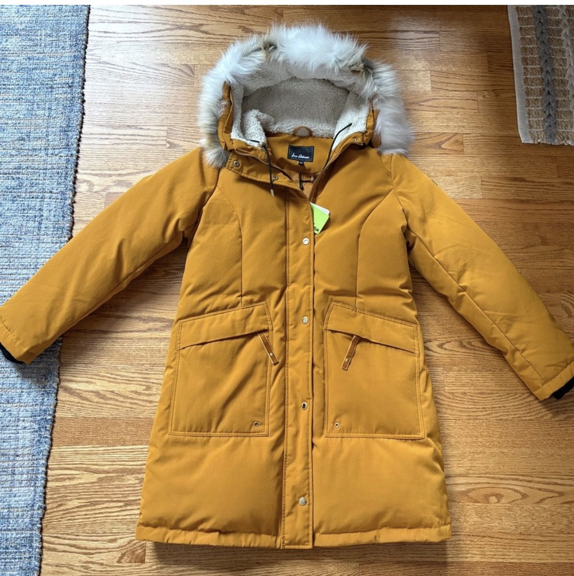 Sam Edelman Brand new with tags! Sam Edelman Faux Fur Hooded Parka Large Size L / US 10 / IT 46 - 1 Thumbnail