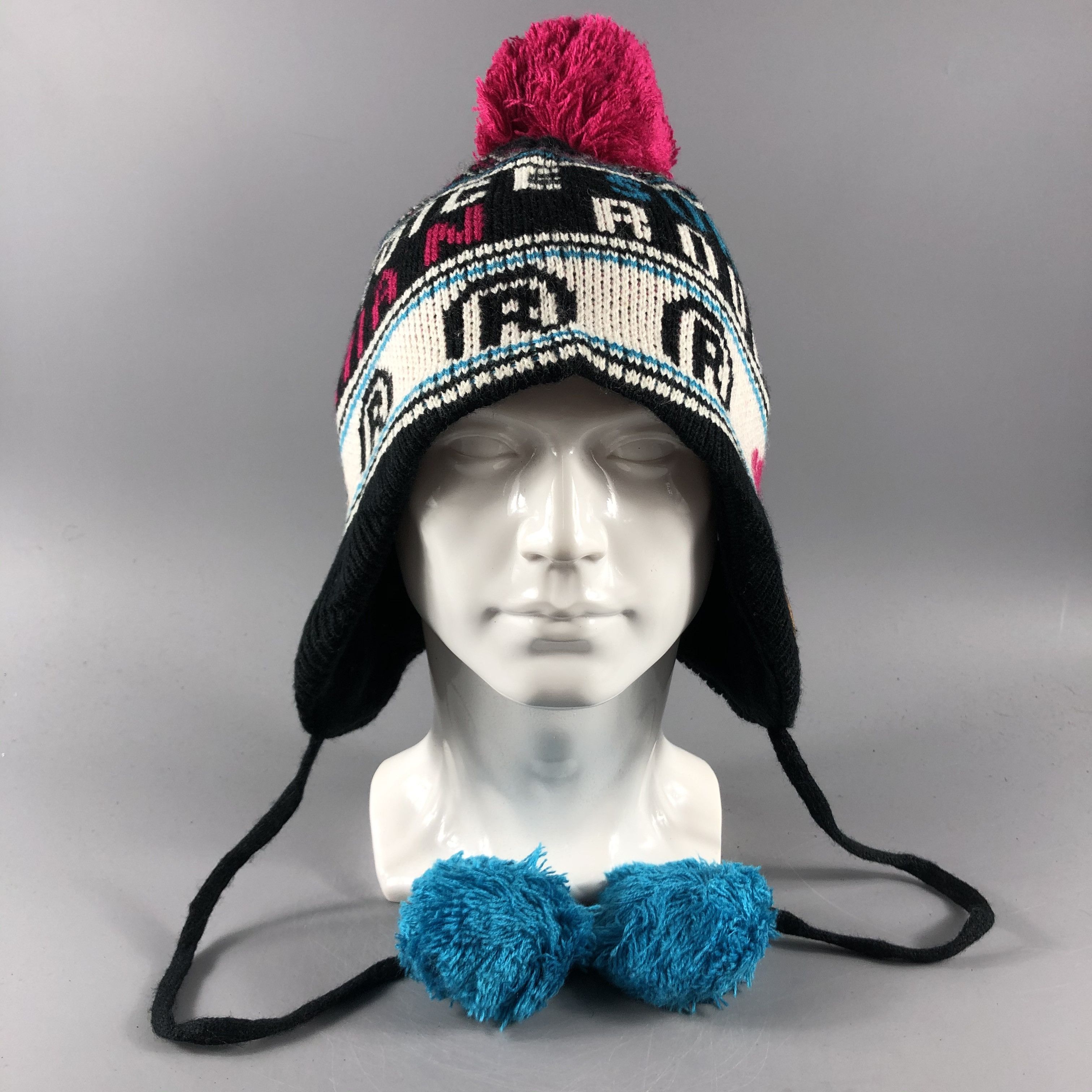 image of Vintage Real B Voice Hats Earflap Beanie Bobble Snow Cap B796, Men's