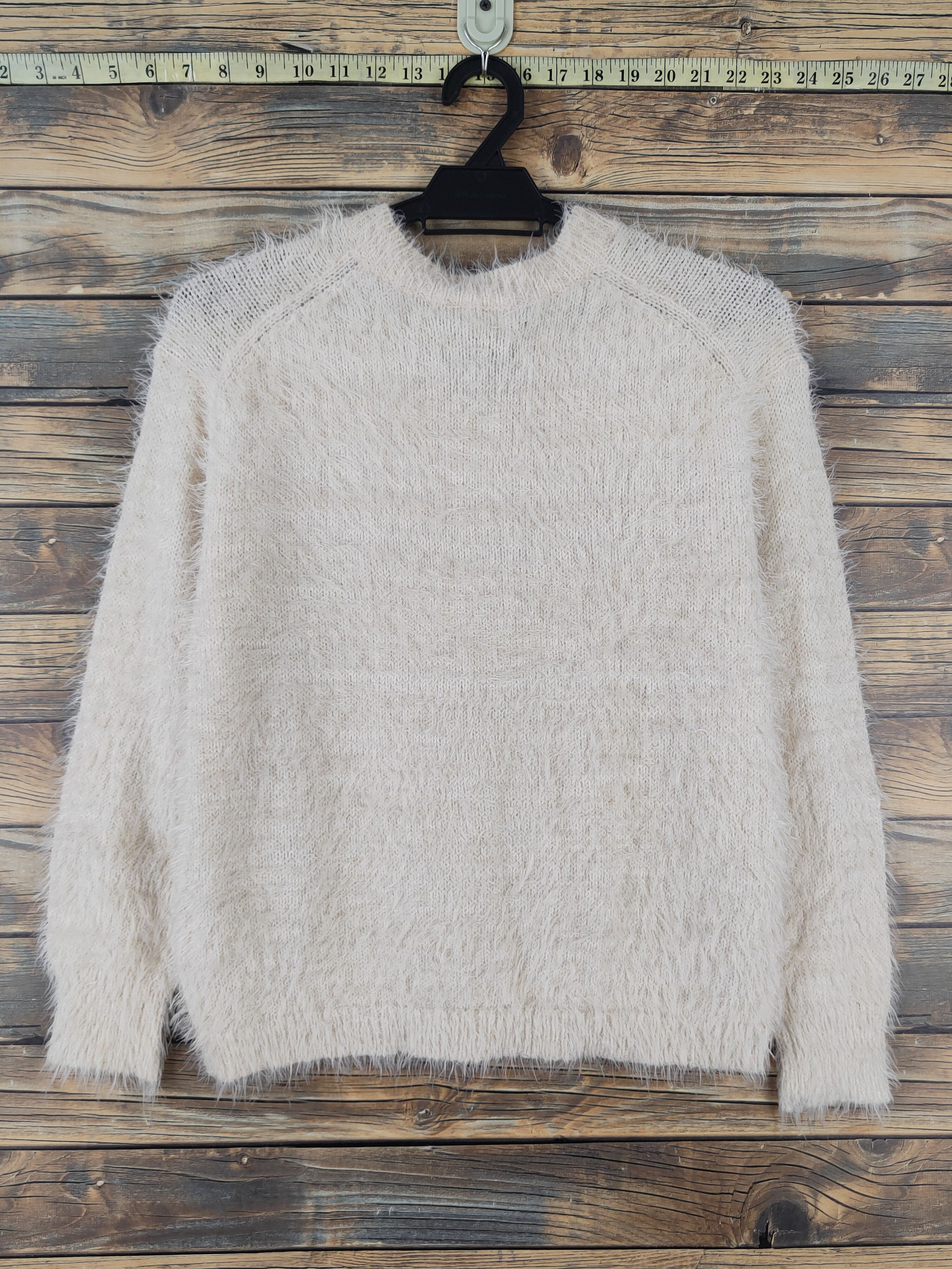 Japanese Brand × Vintage Grove Light Brown Shag Shaggy Fur Mohair Knitwear #W2132 Size S / US 4 / IT 40 - 7 Thumbnail