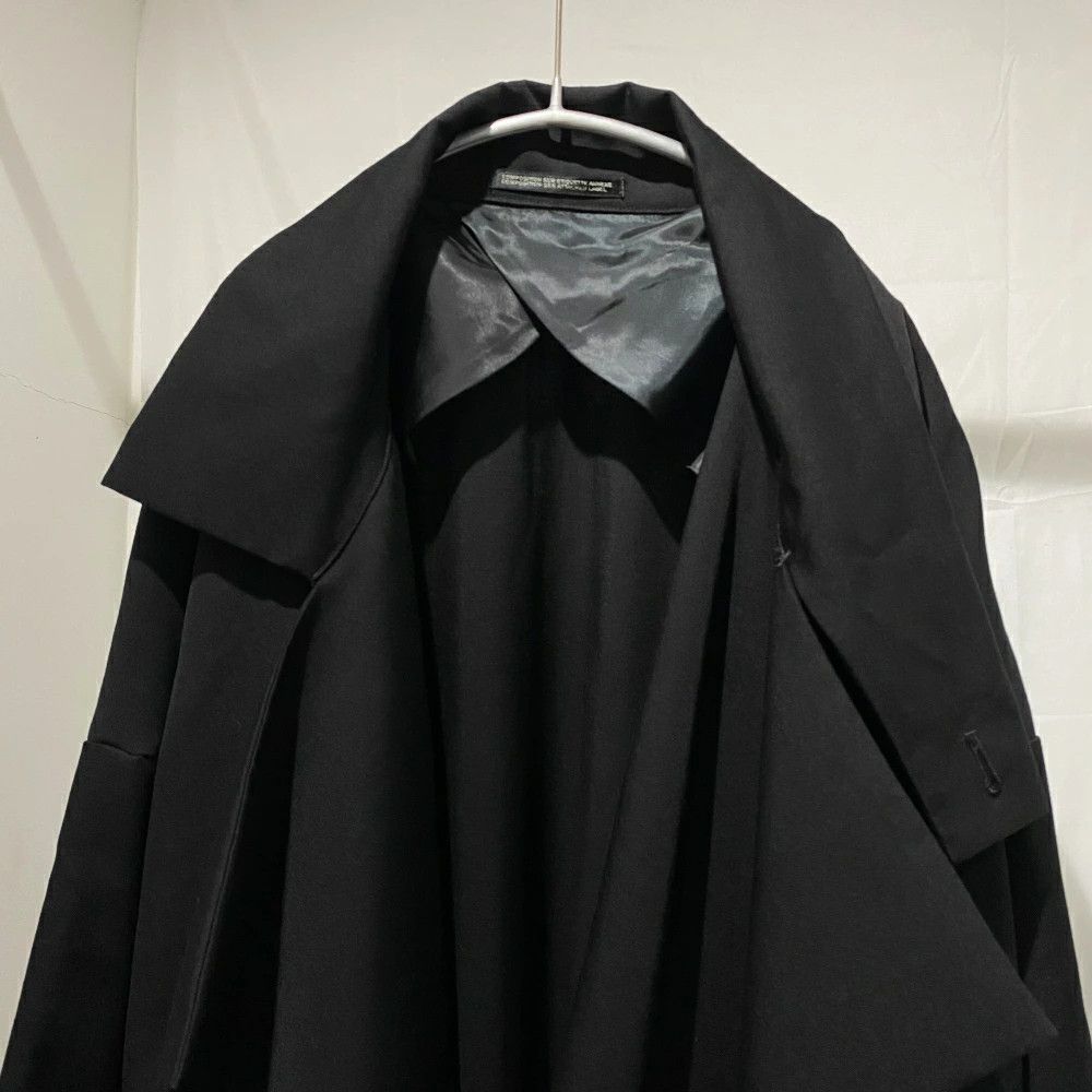 Yohji Yamamoto POUR HOMME WOOL GABARDINE SMOOTH COAT HJ-C07-100 Size US M / EU 48-50 / 2 - 3 Thumbnail