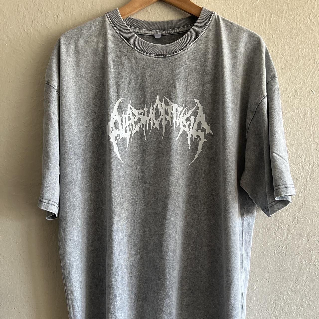 Other boxy oversized death metal t-shirt grey tee black norwegian Size US XL / EU 56 / 4 - 1 Thumbnail