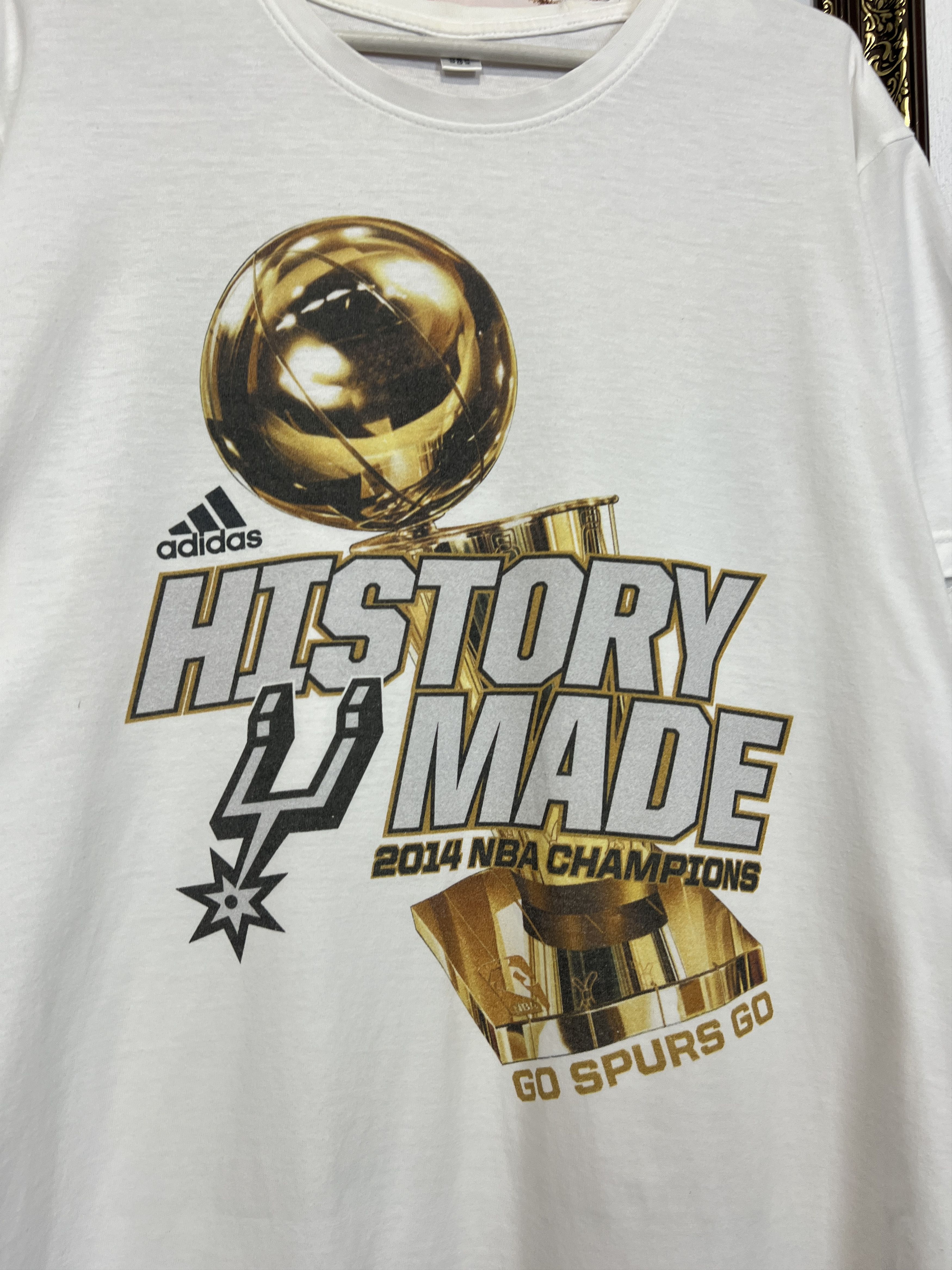 Adidas San Antonio Spurs Champions Over Print Shirt NBA Jersey Size US XL / EU 56 / 4 - 3 Thumbnail