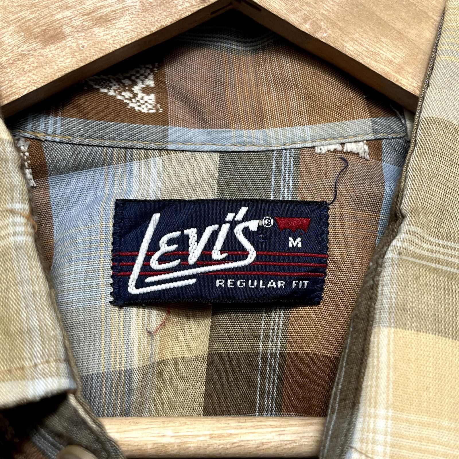 Levi's × Vintage Vintage 70s Levi's Pearl Snap Western Shirt Size L Size US L / EU 52-54 / 3 - 10 Thumbnail