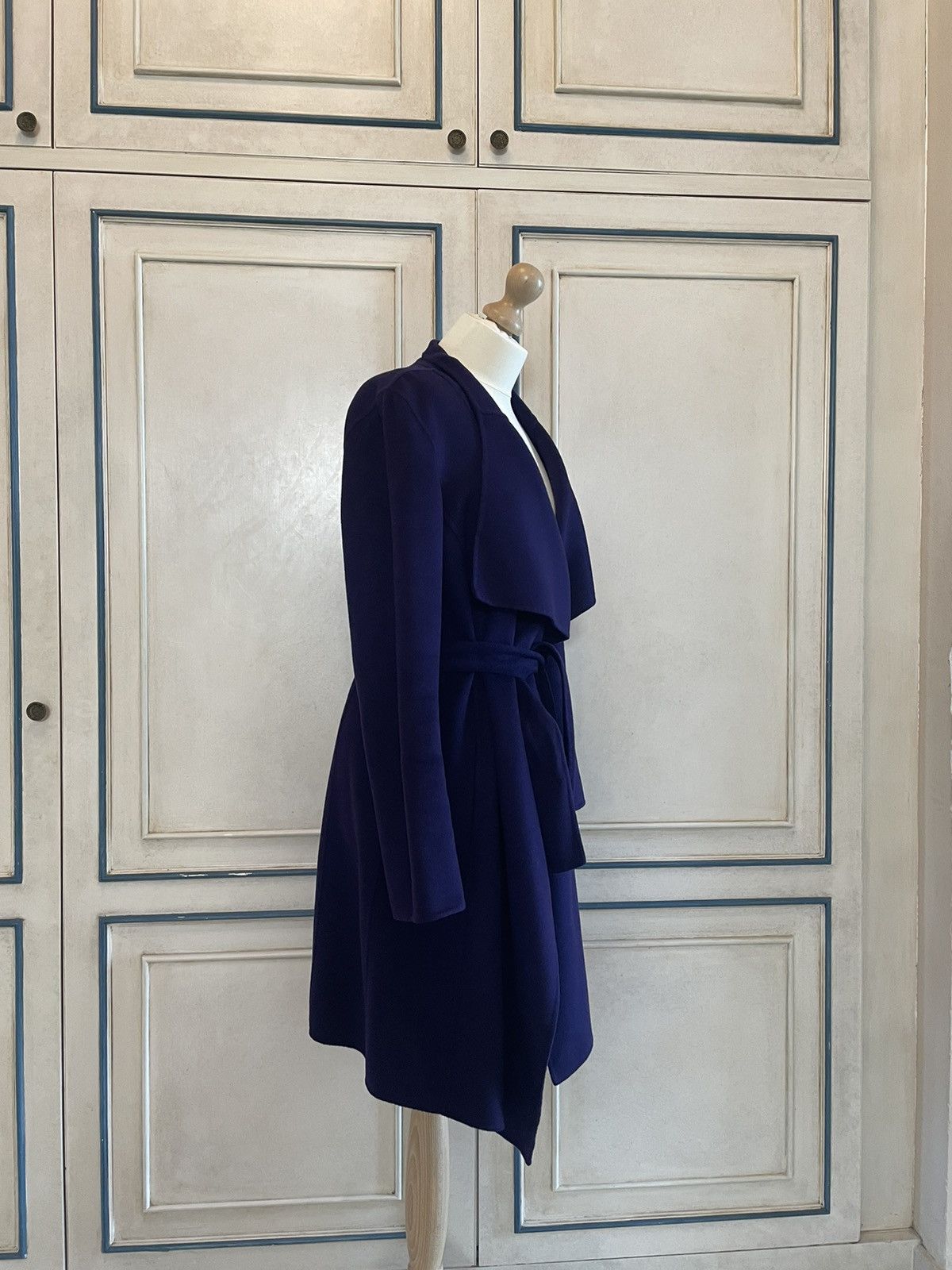Armani × Armani Collezioni × Giorgio Armani Armani Collezioni Purple cachemere coat Size M / US 6-8 / IT 42-44 - 2 Thumbnail