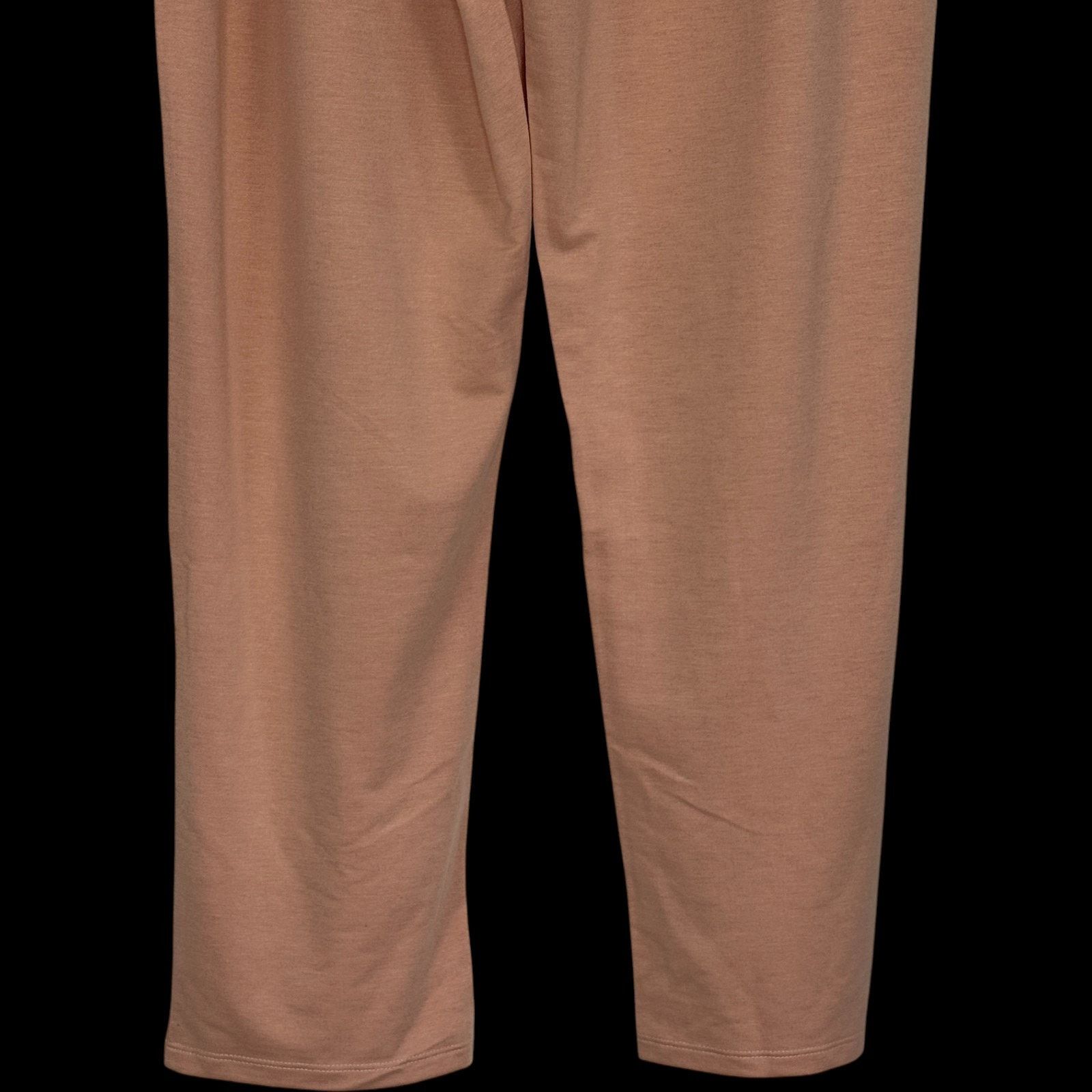 Other Eaze Wear by Antthony Pull On Pants XL Peach Stretch KnitNWT Size 31" - 5 Thumbnail