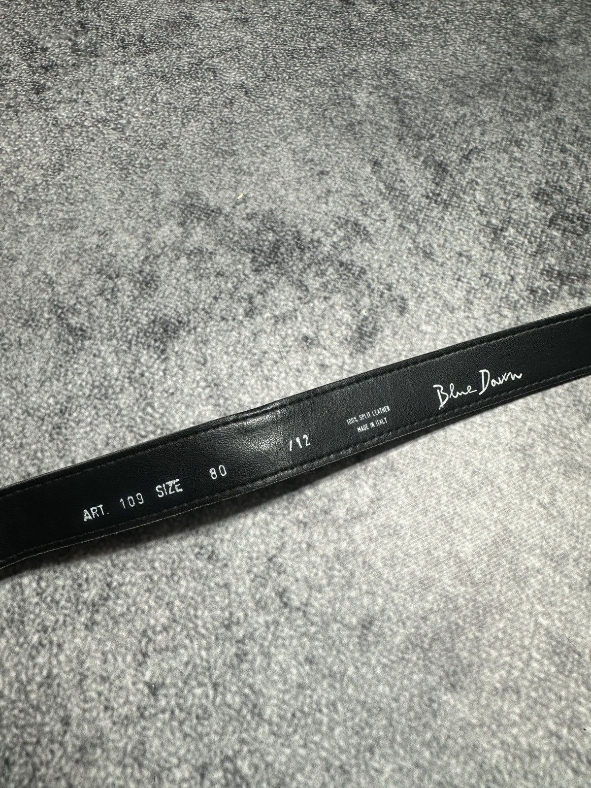 Cowboy Equipment × Leather Y2K Vintage Fur Zebra Leather Belts Streetwear Avant Garden Size 28 - 4 Thumbnail
