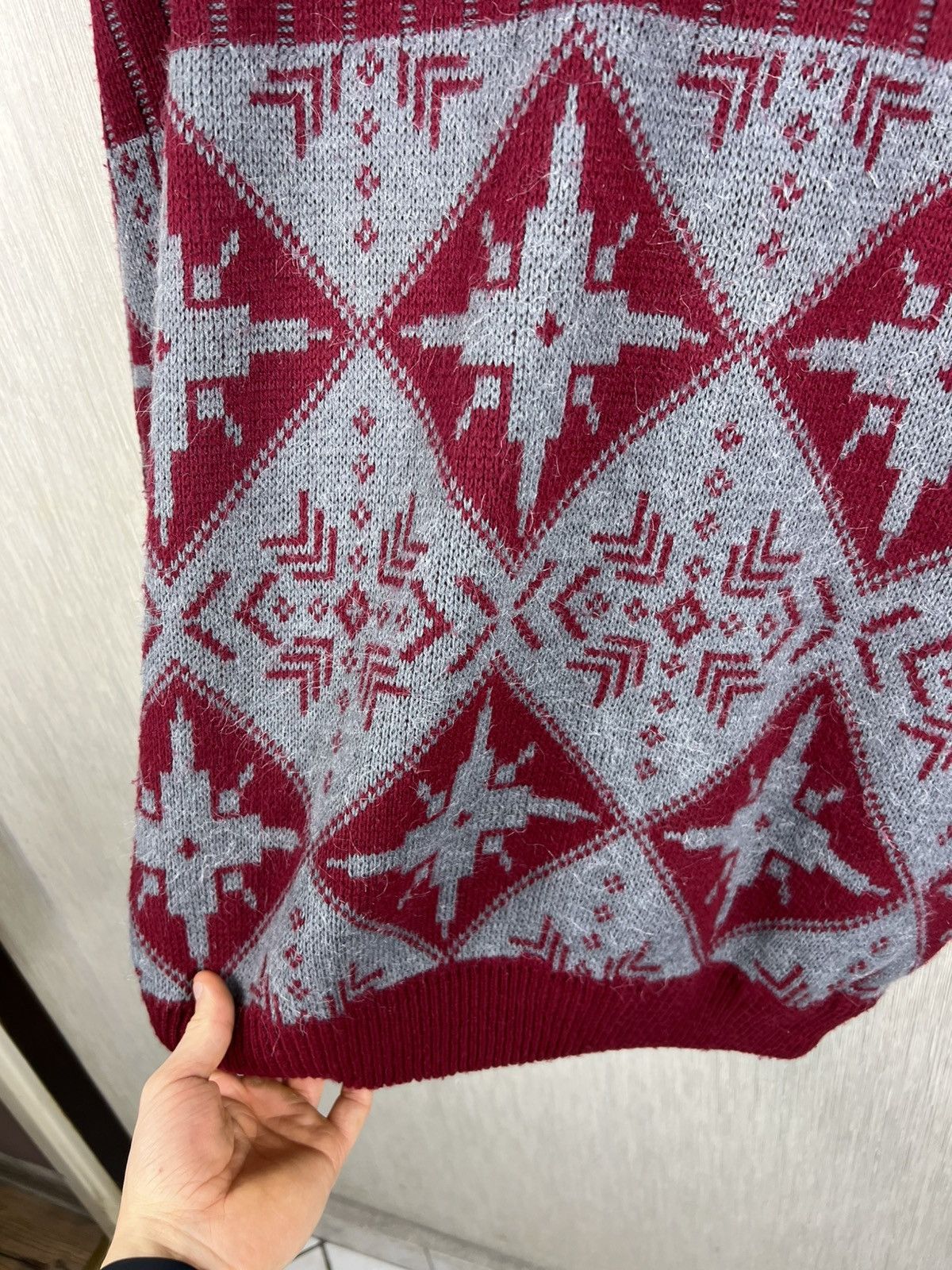 Levi's Vintage Levis Civvy Street snowflakes winter pattern sweater Size US XL / EU 56 / 4 - 7 Thumbnail