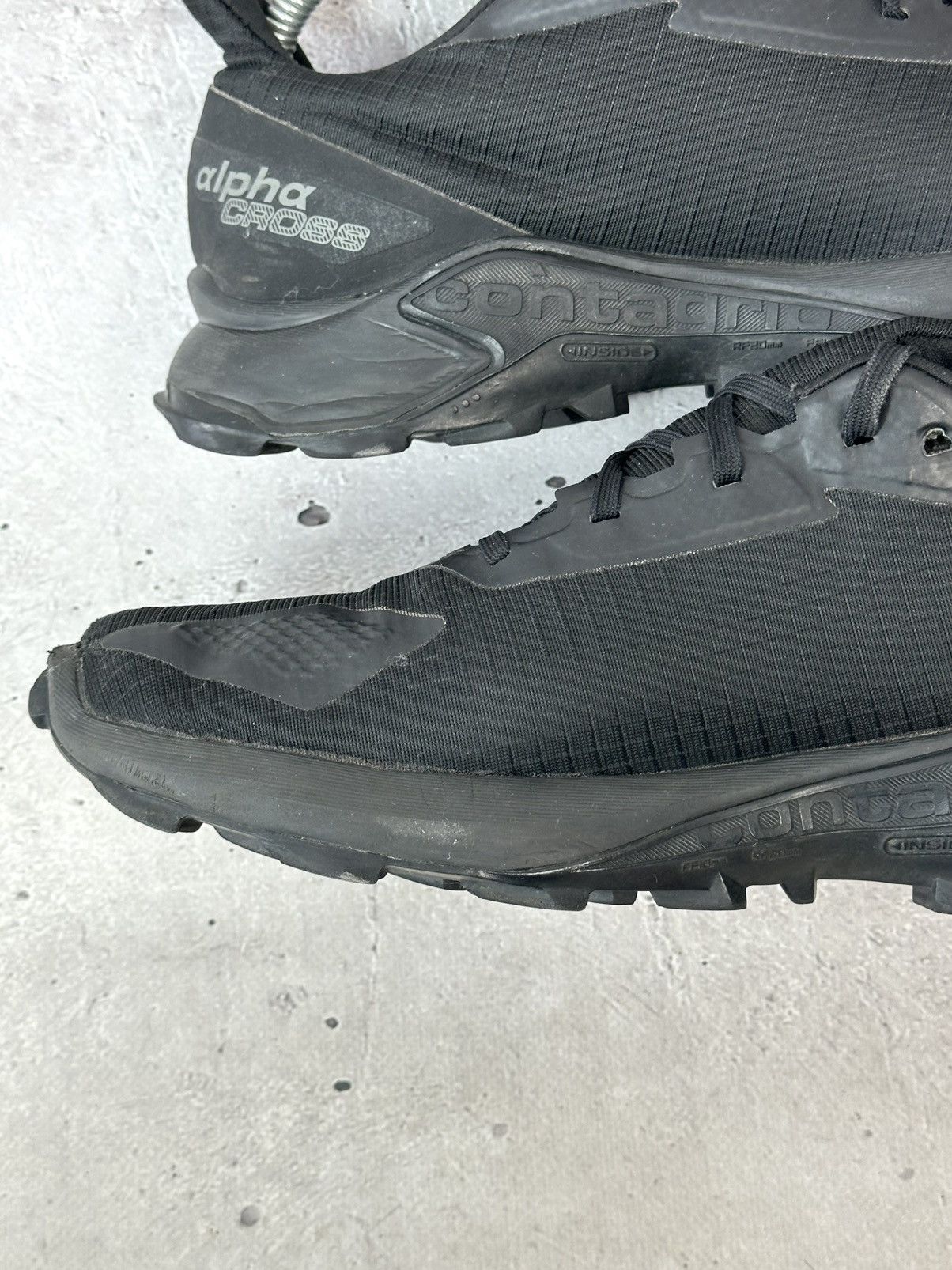 Salomon Salomon Gore-Tex Alphacross 3 Gtx Black Men’s Outdoor Boots Size US 9 / EU 42 - 13 Thumbnail