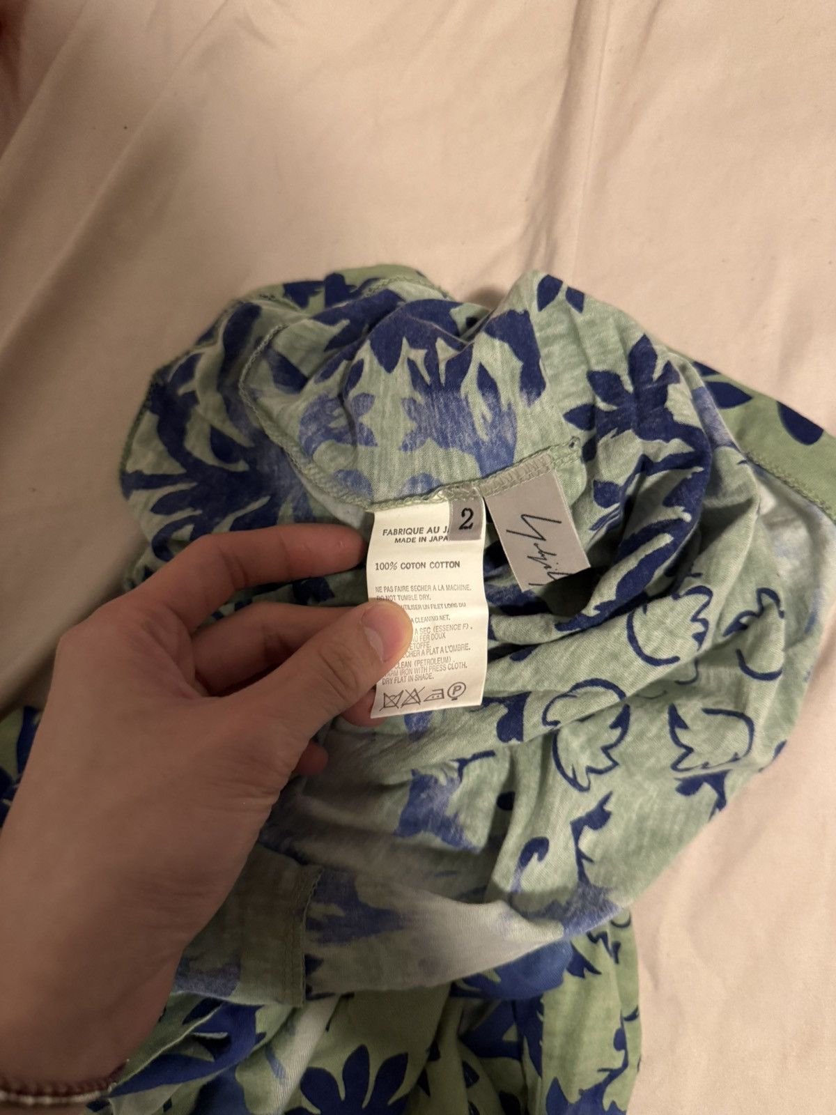 Yohji Yamamoto Yohji yamamoto AW94 tie dye 3/4 sleeve shirt Size US S / EU 44-46 / 1 - 3 Thumbnail