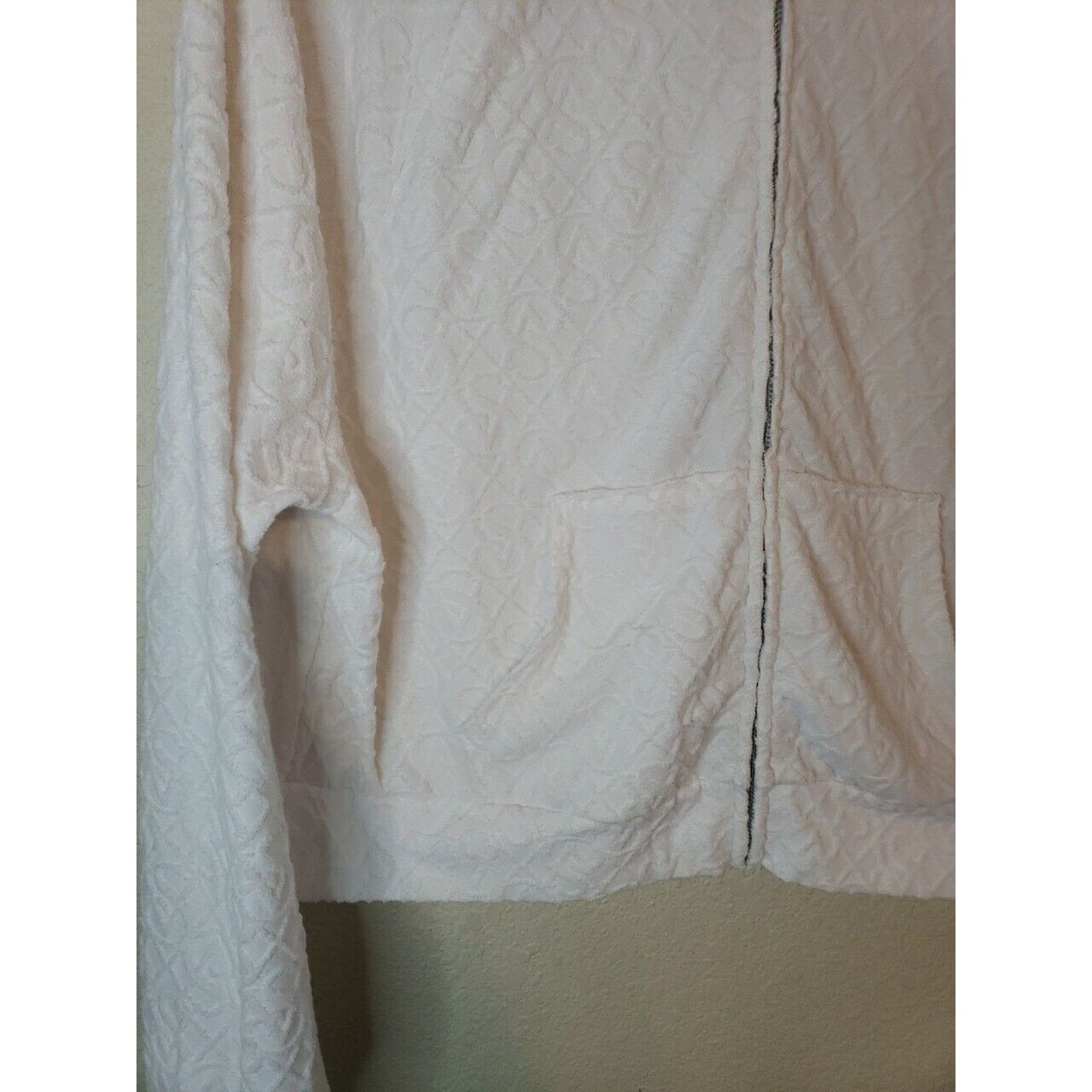 Victoria's Secret VICTORIA'S SECRET Zip Up Hooded Terry Sweater Womens Medium Size M / US 6-8 / IT 42-44 - 6 Thumbnail