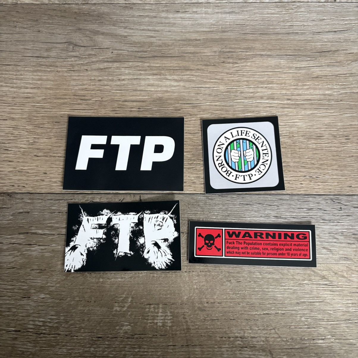 Fuck The Population Ftp 2026 Sticker Lot | Grailed