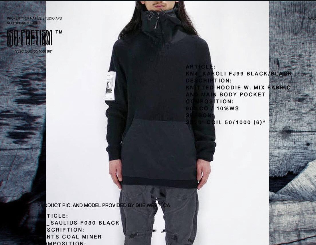 Gall × Tobias Birk Nielsen Isopoetism KN4 Karoli knitted hood Size US S / EU 44-46 / 1 - 1 Thumbnail