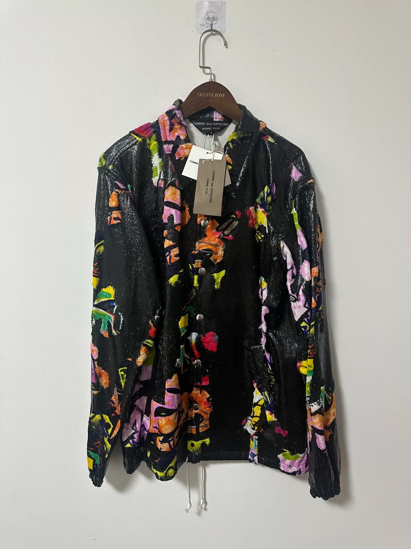 Comme des Garcons comme des garcons colorful synthetic leather jacket Size US S / EU 44-46 / 1 - 1 Thumbnail