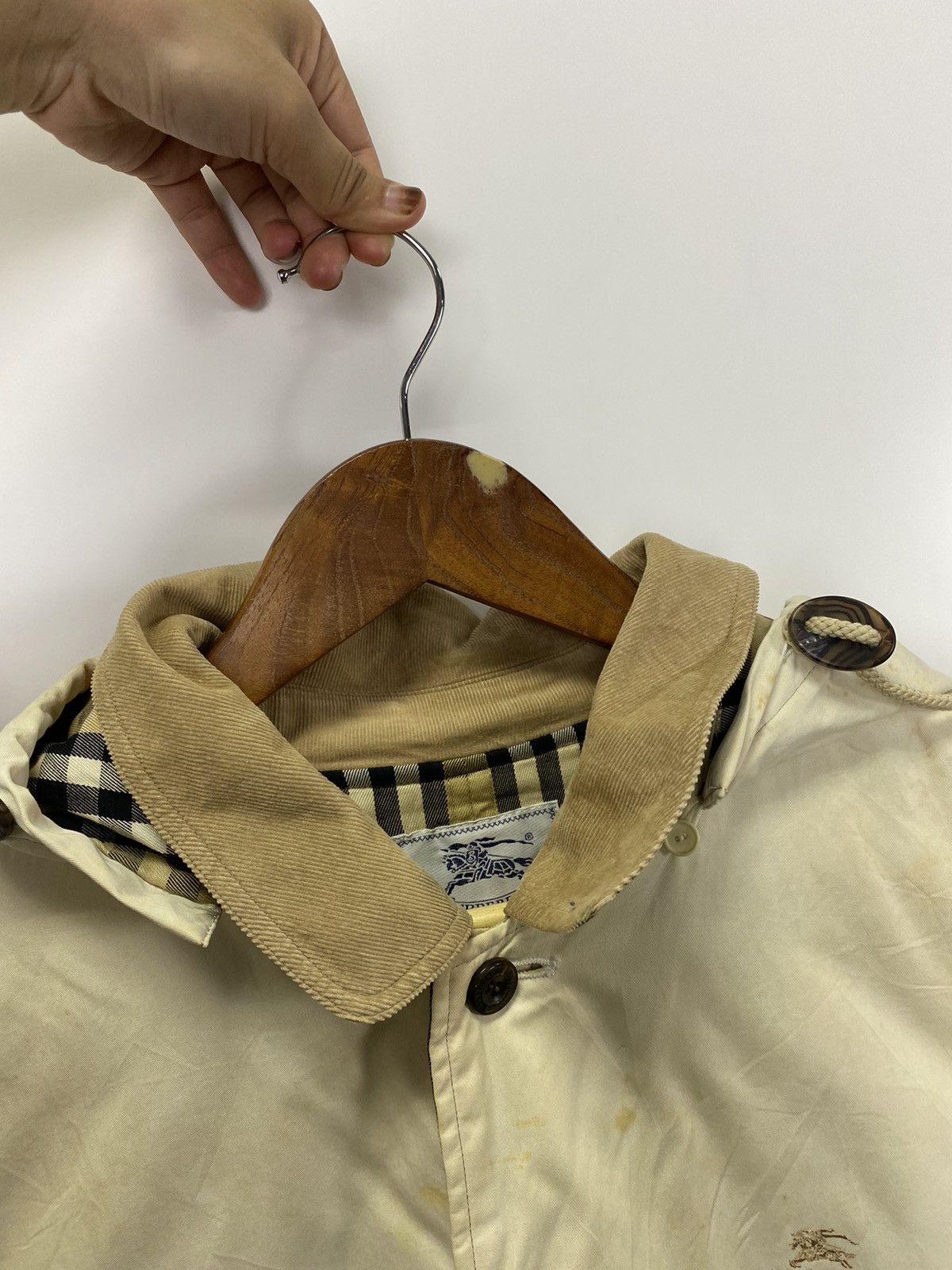 Burberry Vintage Burberry Hoodie Jacket Size US XL / EU 56 / 4 - 17 Thumbnail