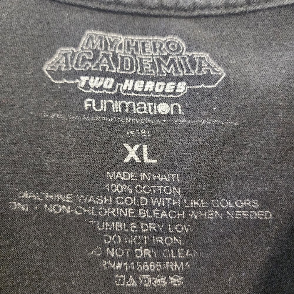 Other My Hero Academica Black Graphic T-Shirt with Anime Size US XL / EU 56 / 4 - 2 Thumbnail