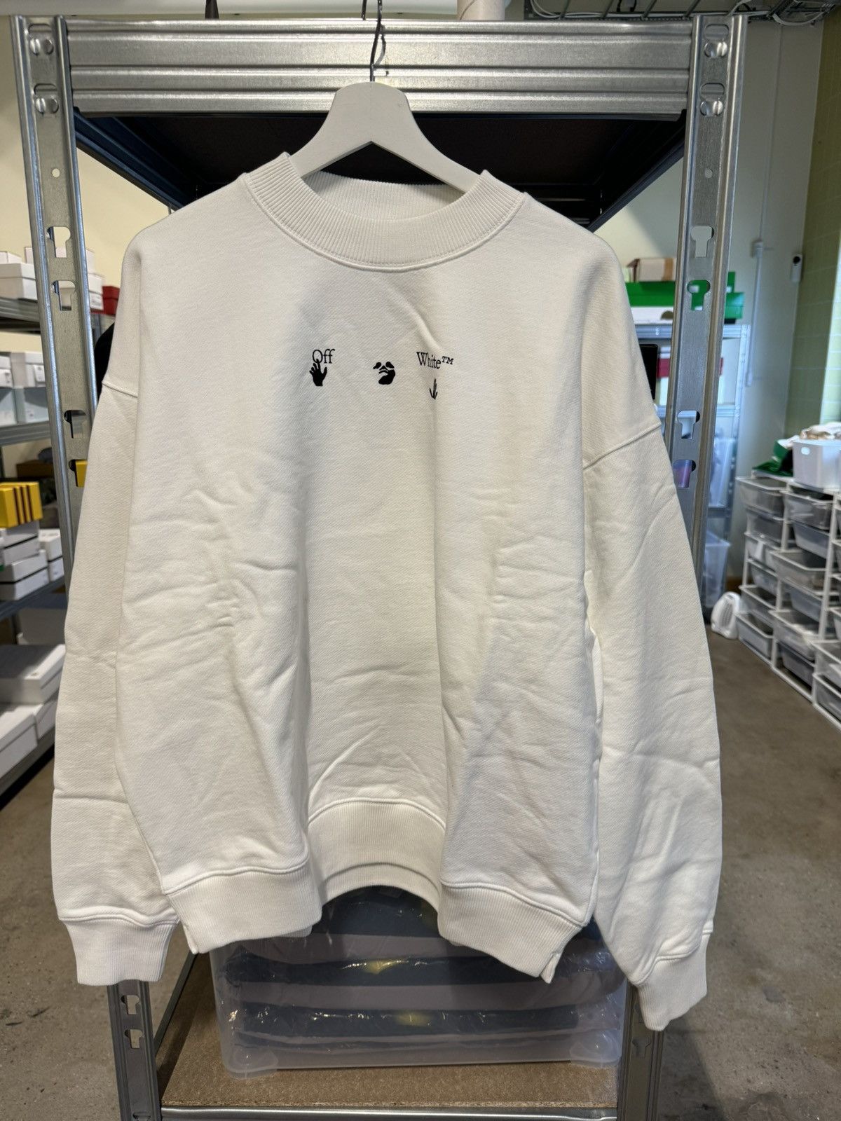 Off-White Off-White Spray Arrow Sweatshirt NEW 750$ Size US M / EU 48-50 / 2 - 2 Thumbnail