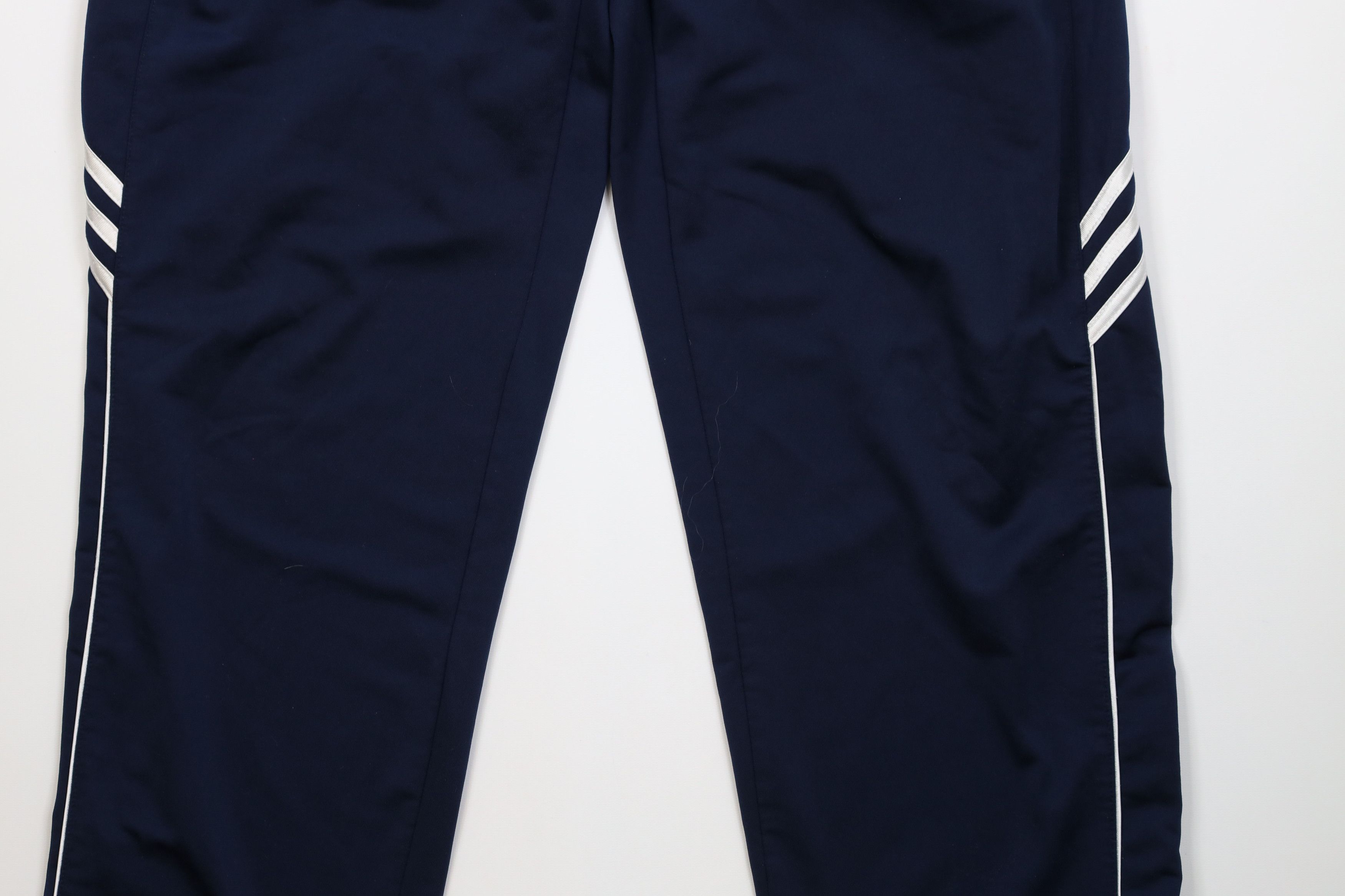 Adidas Vintage Y2K Adidas Spell Out Wide Leg Sweatpants Pants Blue Size US 34 / EU 50 - 4 Thumbnail