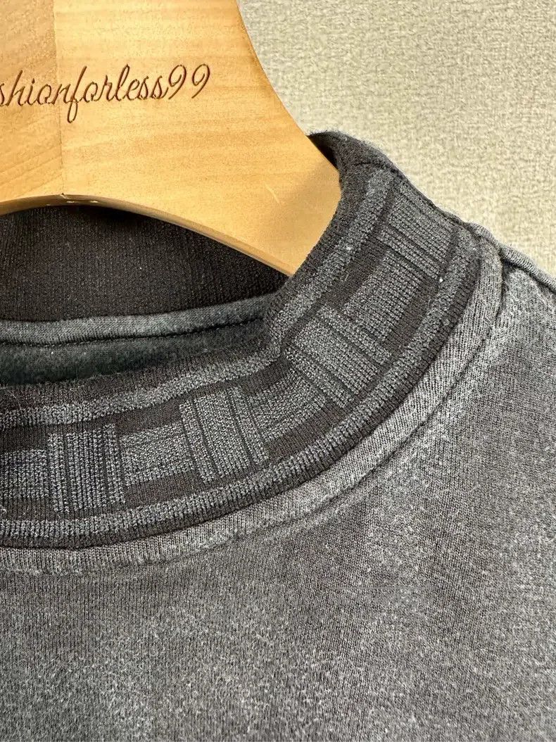 Hermes Hermes Vintage-style dark grey washed dress Size XS / US 0-2 / IT 36-38 - 3 Thumbnail