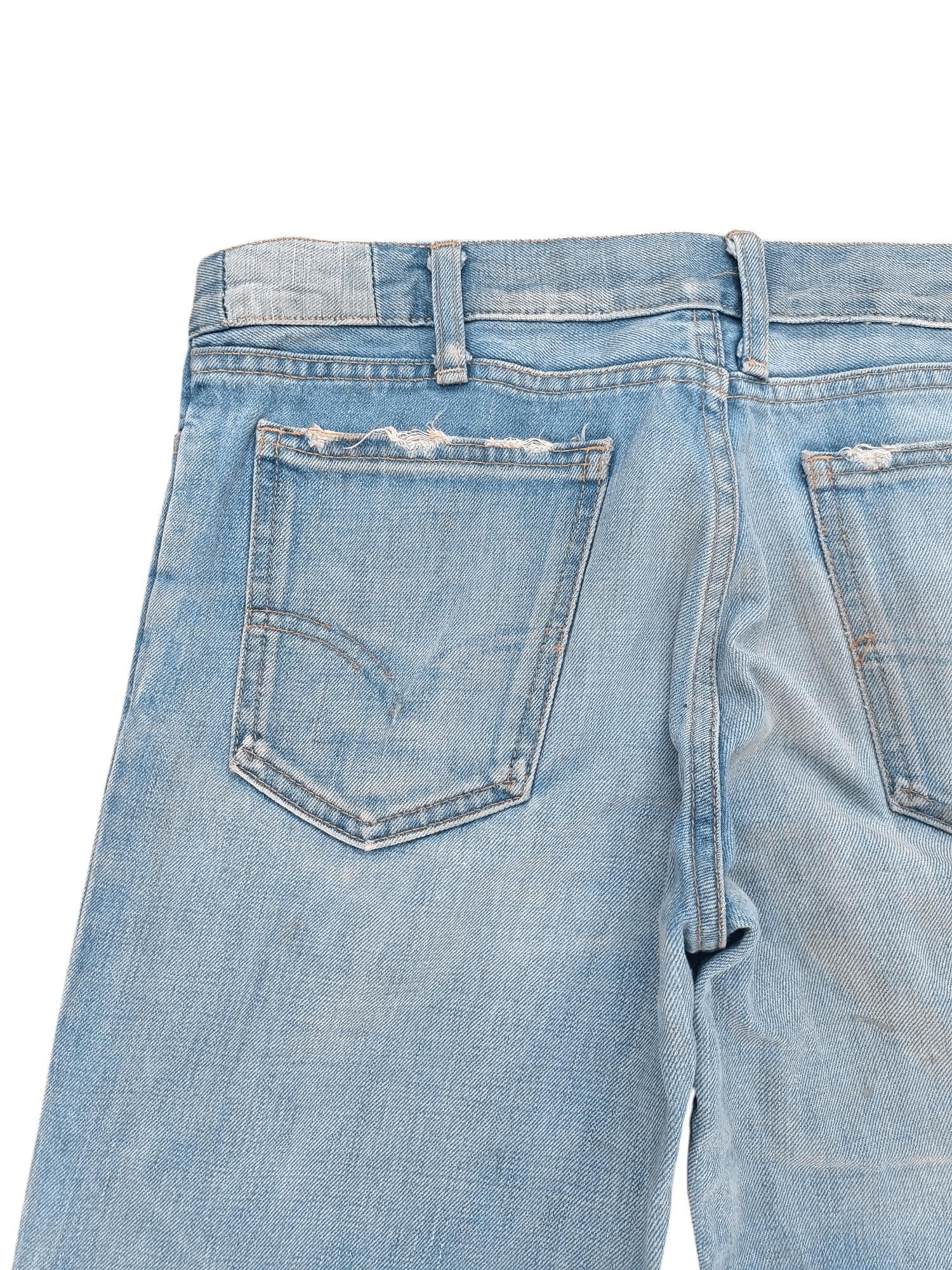 Levi's × Vintage VTG Levis Lot 70646 Flared Whiskers Faded Talon Zipper Jeans Size US 32 / EU 48 - 15 Thumbnail