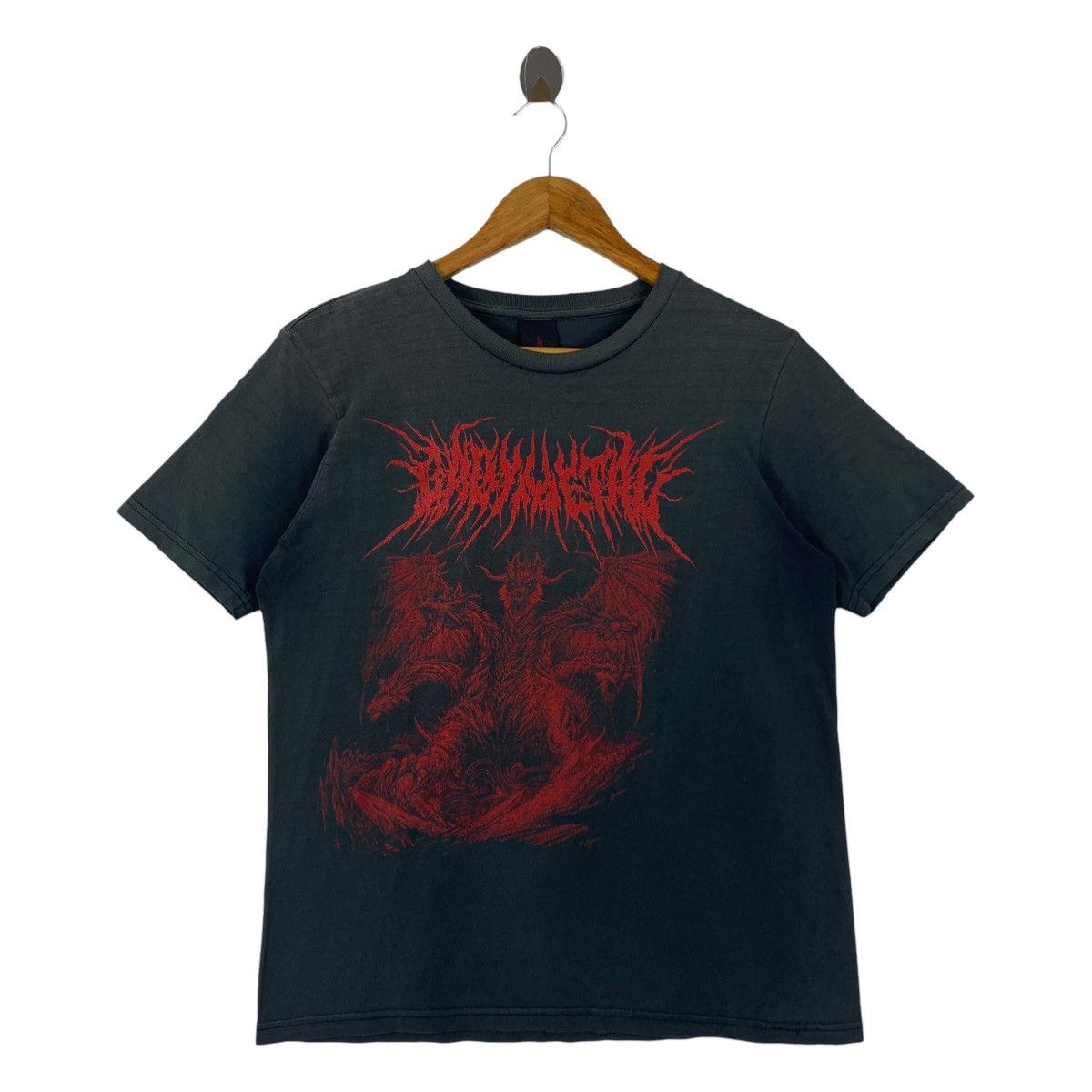 Band Tees × Japanese Brand × Vintage Vintage Distressed BABY METAL Japanese band tee Size US M / EU 48-50 / 2 - 1 Thumbnail