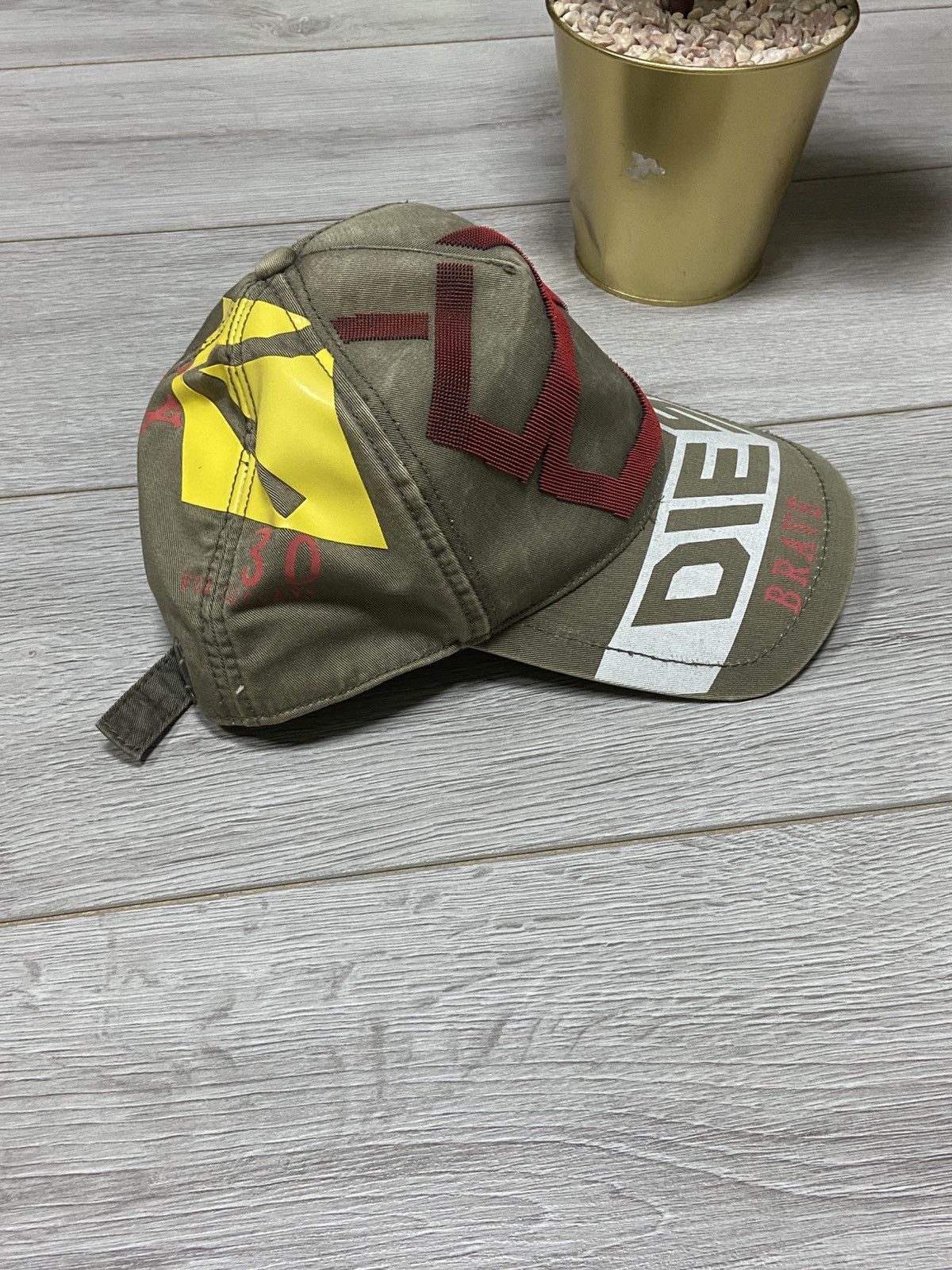 Diesel Diesel vintage avant-garde rare cap over print Size ONE SIZE - 5 Thumbnail