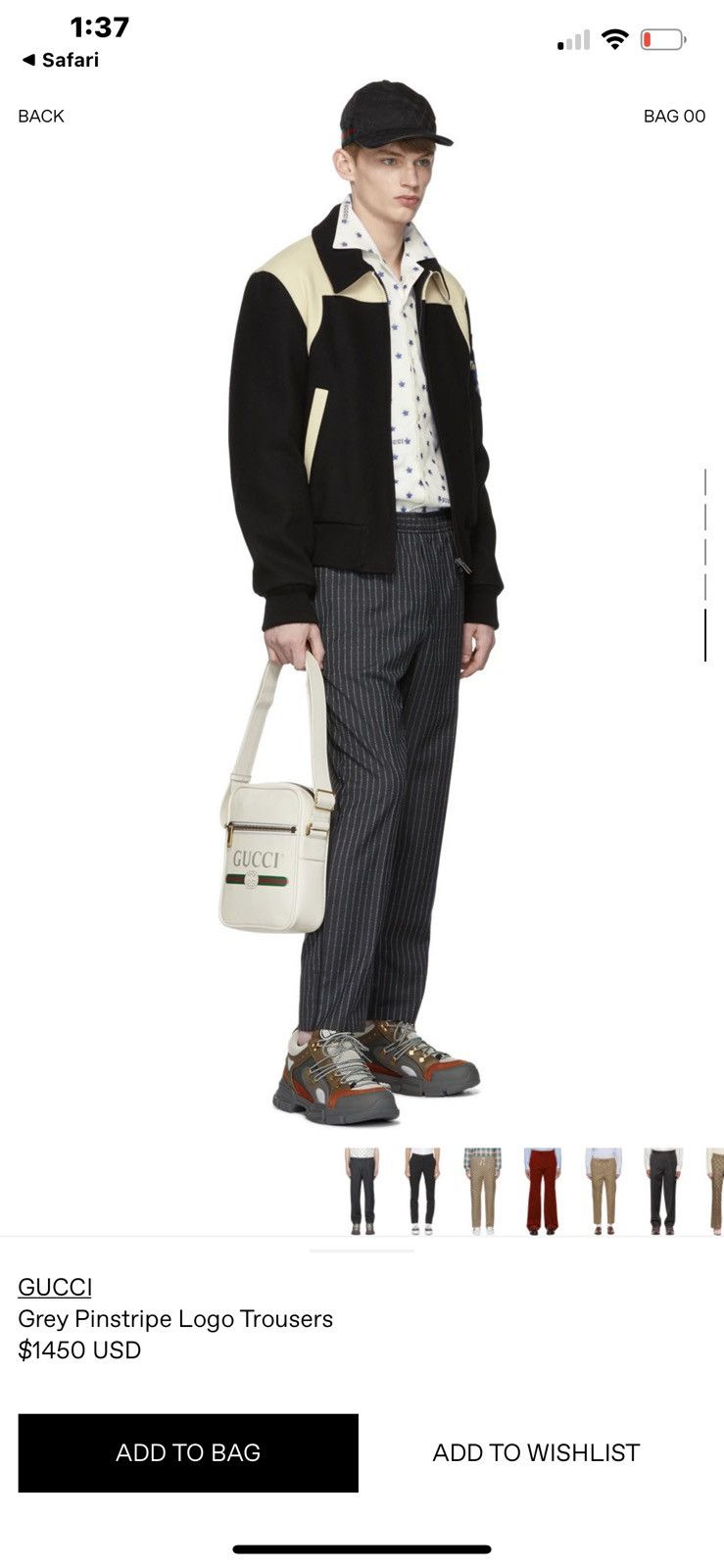Gucci GUCCI Pintstripe Stitched Pants $1450msrp🕴️✨ Size US 29 - 2 Thumbnail