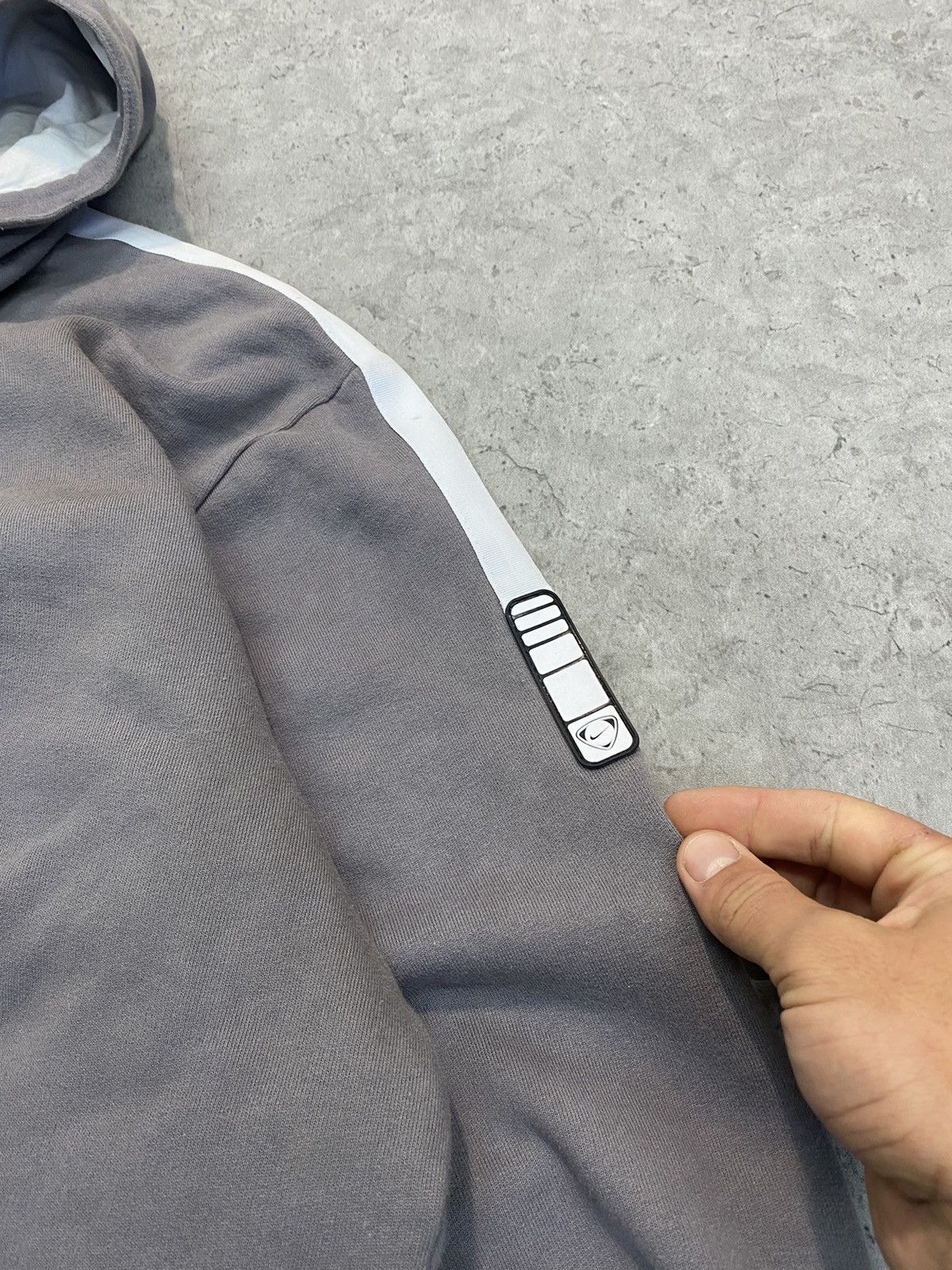 Nike × Vintage NIKE VINTAGE Y2K SWOOSH ARCHIVE HOODIE Size US L / EU 52-54 / 3 - 4 Thumbnail