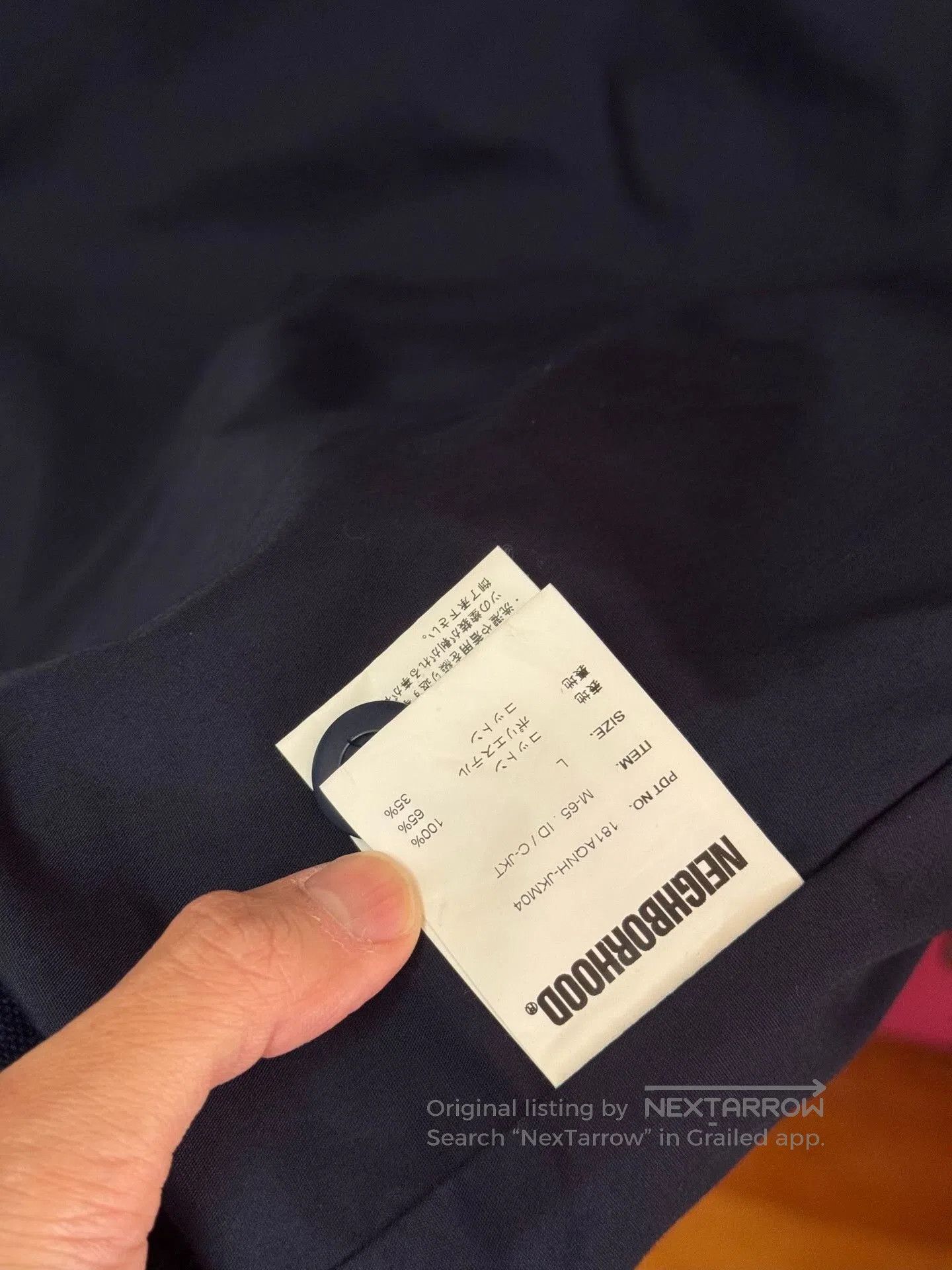 Wtaps Neighborhood 18ss M65 Indigo Military Jacket. Size US L / EU 52-54 / 3 - 8 Thumbnail