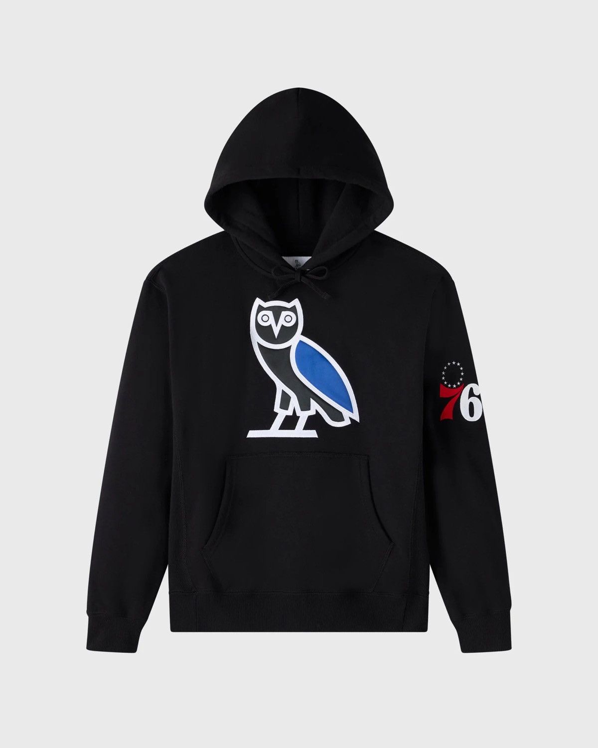 NBA × October's Very Own OVO x 76ers NBA Teams Black OG Owl Hoodies Size US XXL / EU 58 / 5 - 1 Thumbnail