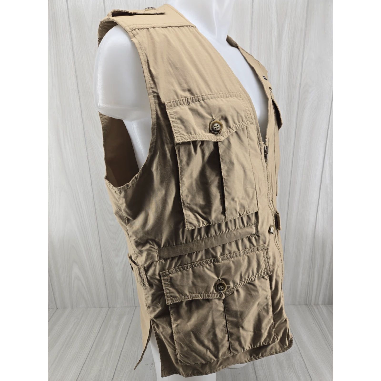 Vintage VINTAGE Tamrac Vest Mens Medium Tan Multi Pocket Photography Made in USA Size US M / EU 48-50 / 2 - 4 Thumbnail