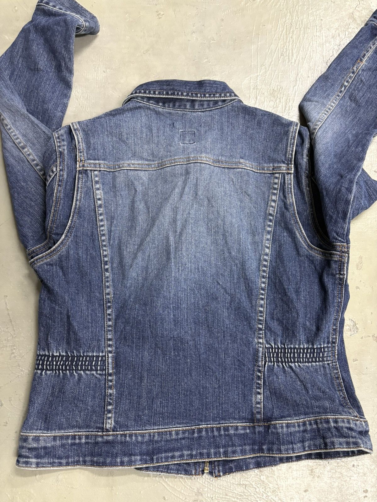 Japanese Brand Japanese Type 2 Zipped Trucker Denim Jacket Size US S / EU 44-46 / 1 - 3 Thumbnail