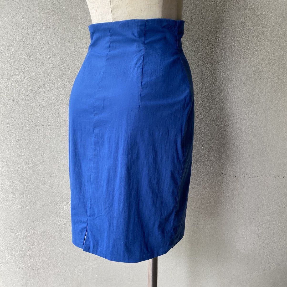 Composition by Kenzo Composition by Kenzo Royal Blue High-Waist Pencil Skirt Size 24" / US 00 / IT 34 - 3 Thumbnail