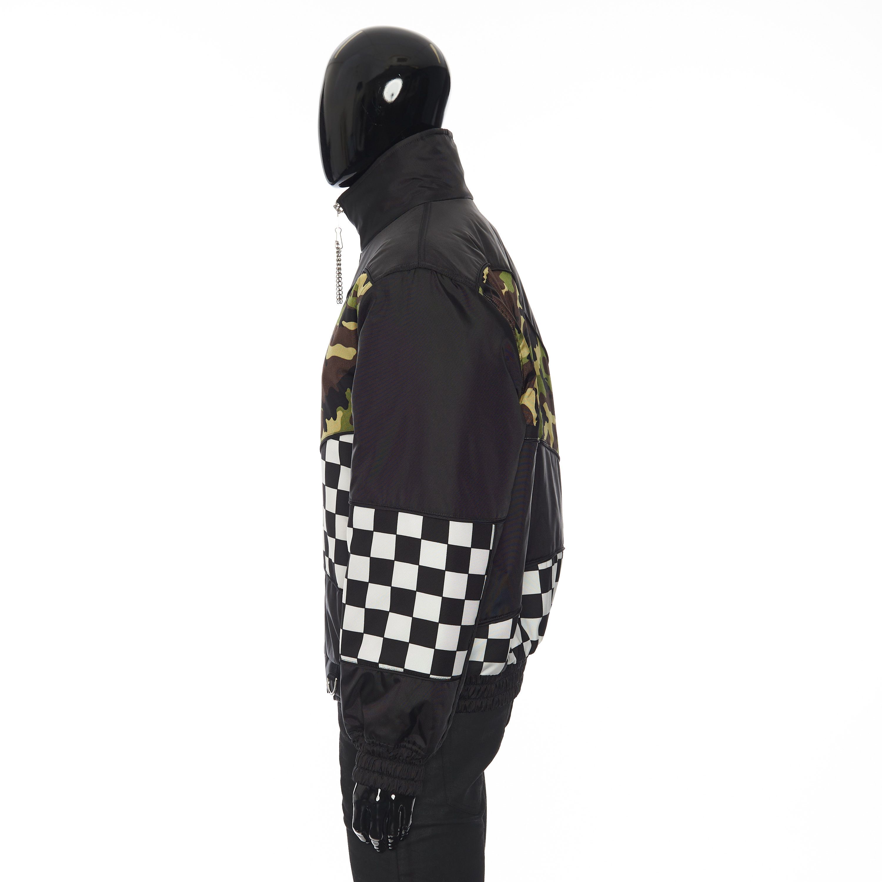 Celine Patchwork Shell Bomber Jacket In Black Technical Fabric Size US M / EU 48-50 / 2 - 3 Thumbnail