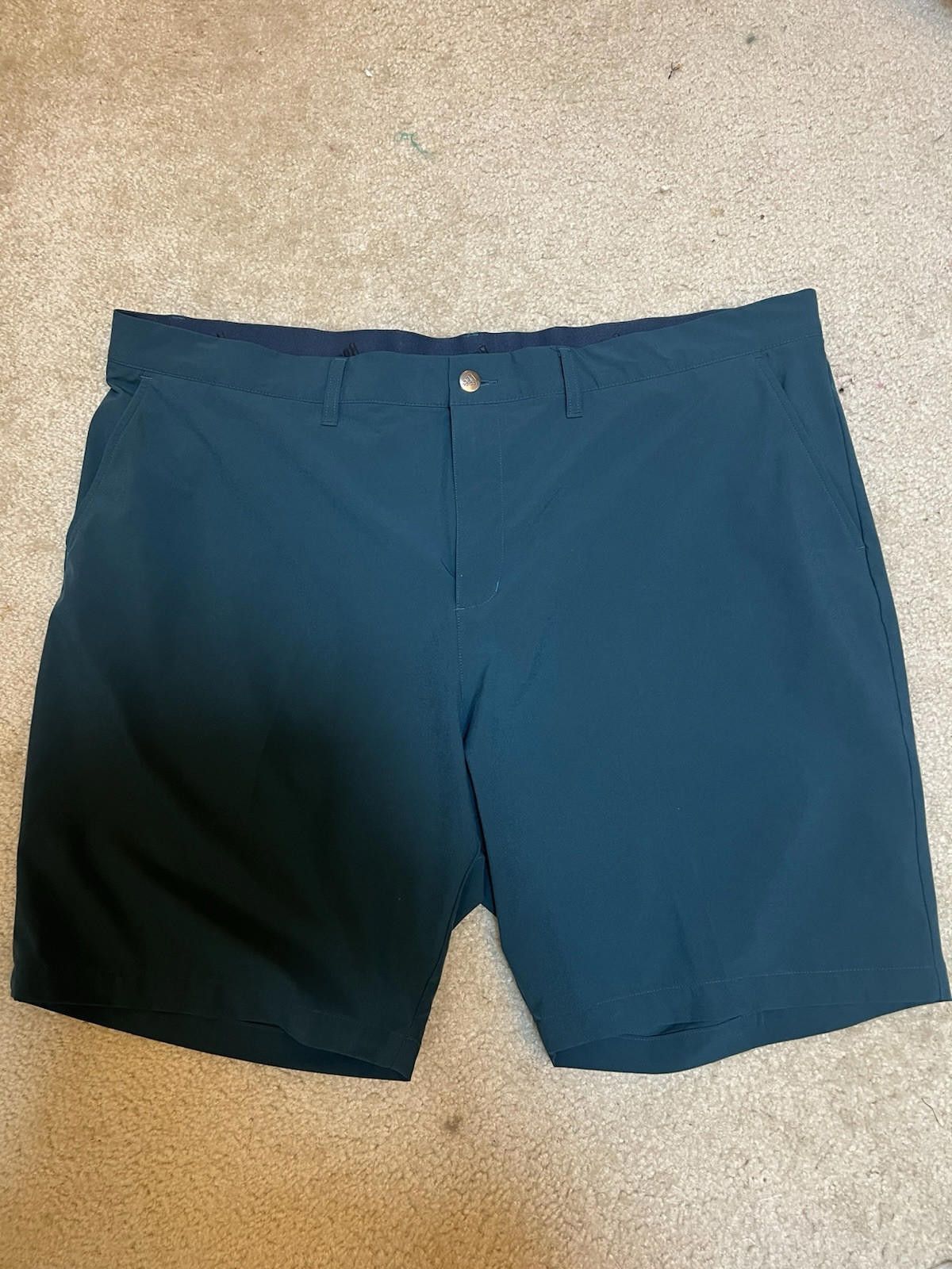 Adidas Adidas Shorts 42 Blue Green Stretch Chino Golf Casual Size US 42 / EU 58 - 1 Thumbnail