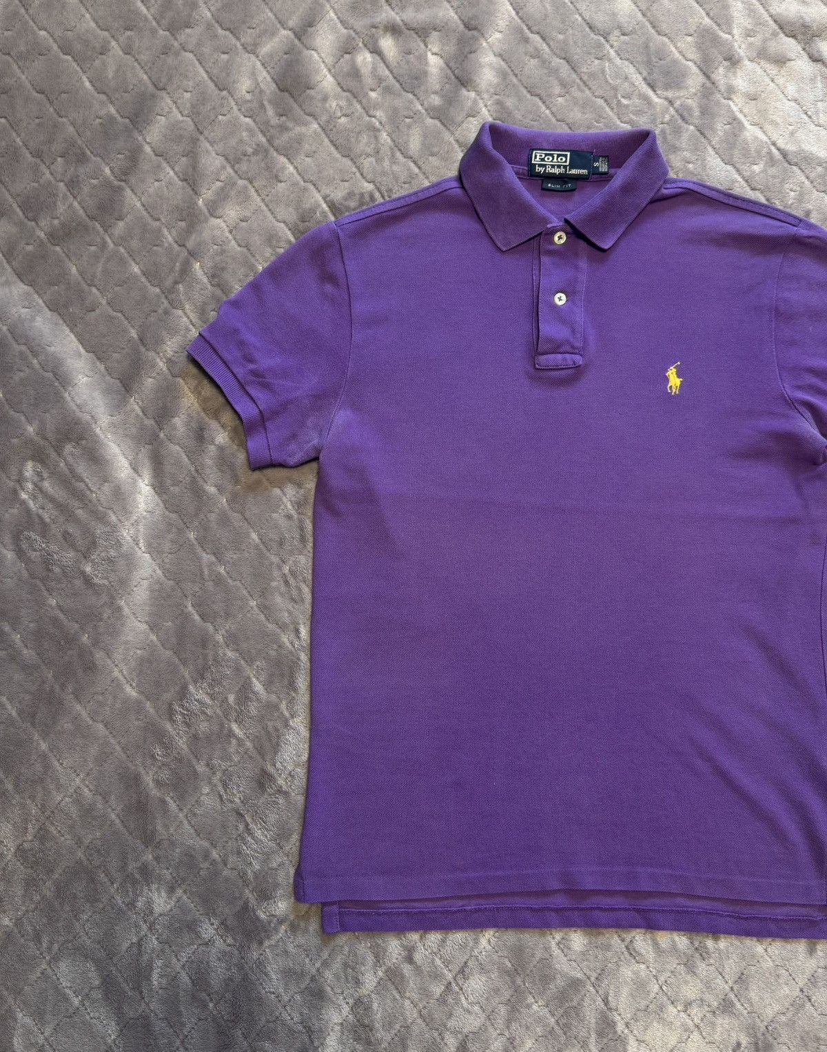 Polo Ralph Lauren ポロシャツ 長袖 Chief keef 紫 Polo Ralph Lauren Polo T-Shirt London England #2 Big Pony Luxury