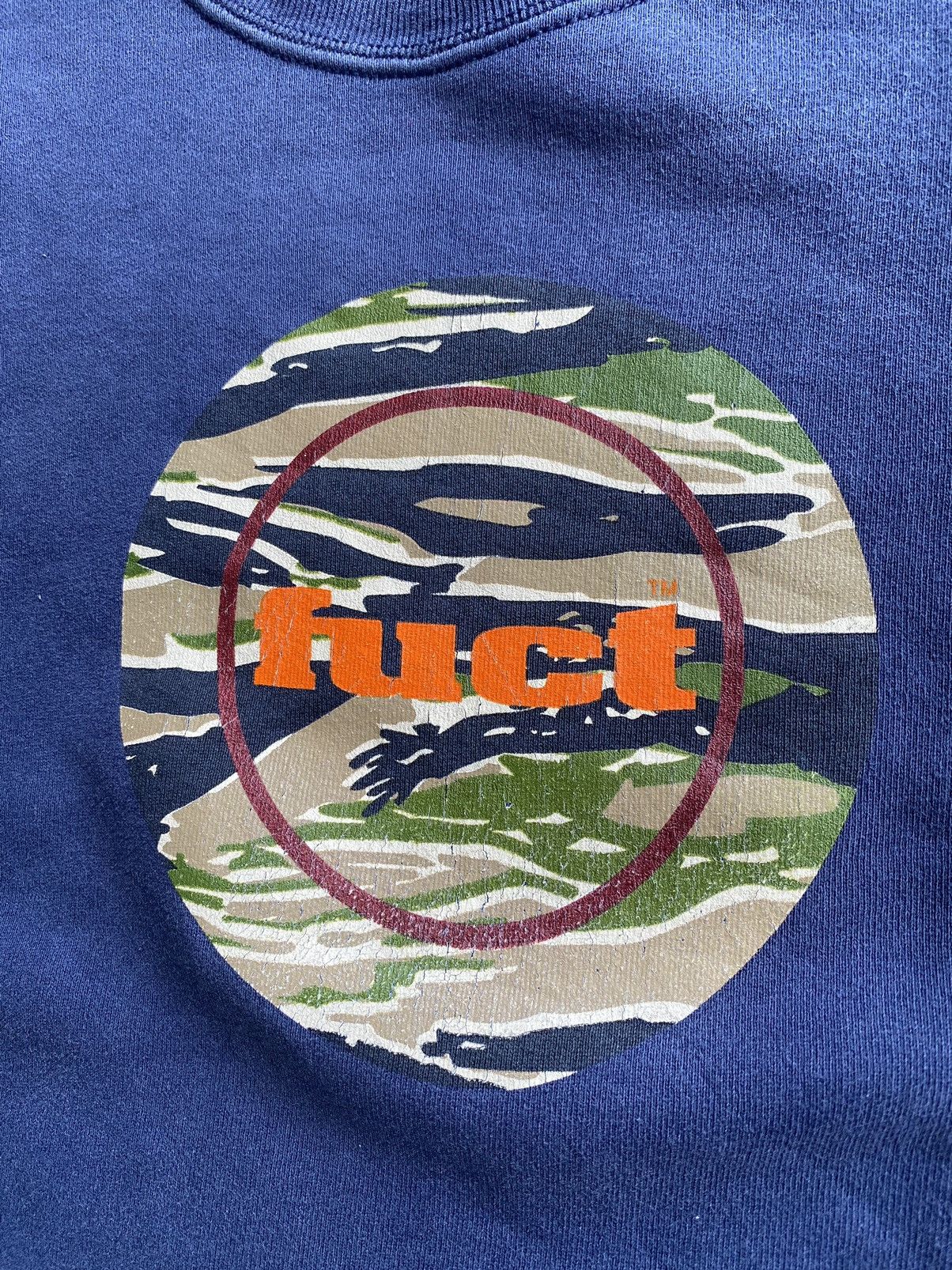 FUCT Fuct Tiger Camo Circle logo Crewneck Size US M / EU 48-50 / 2 - 2 Thumbnail