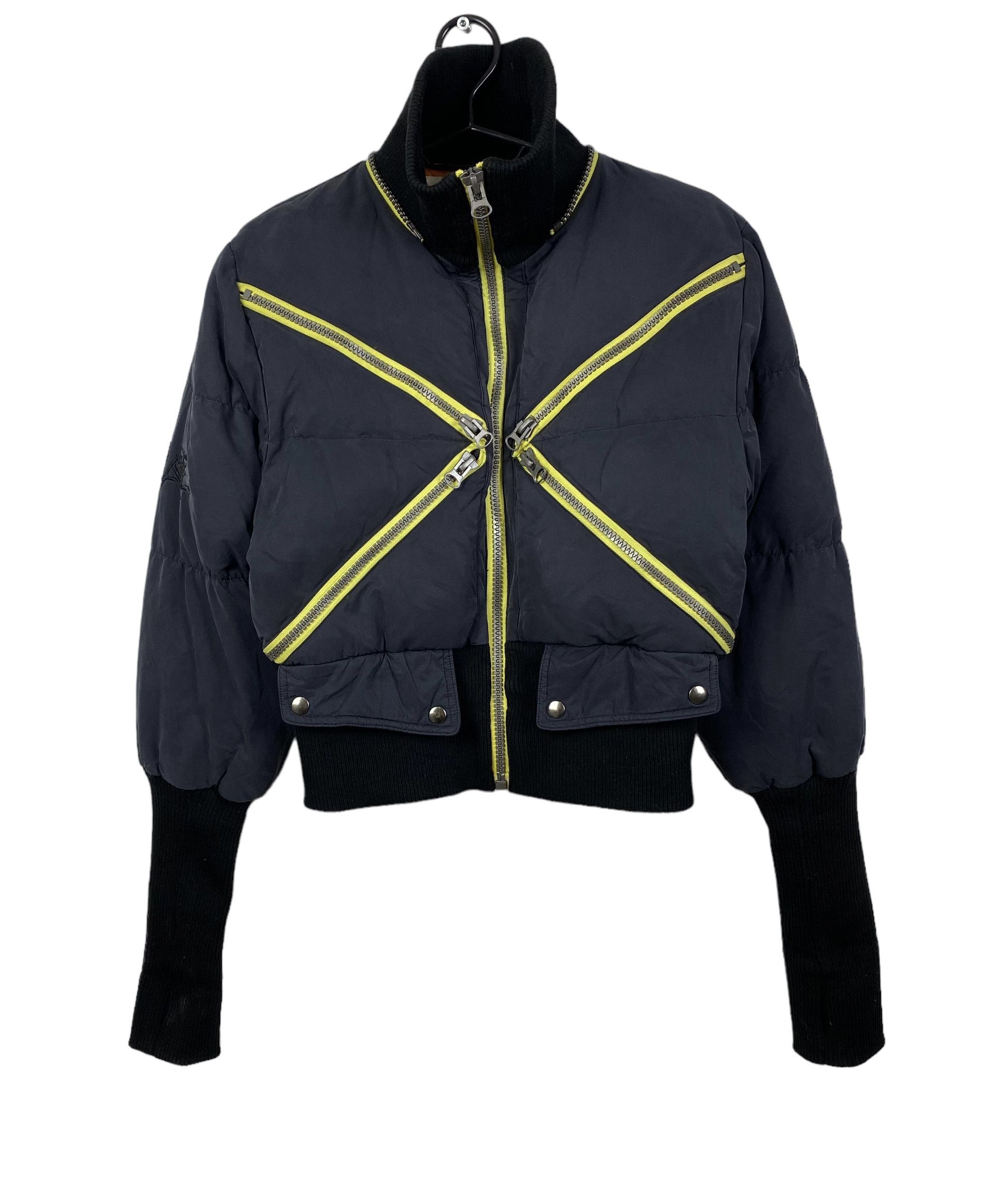 Designer DAITE Y2K ZIPERS Down Jacket bomber size 14 Size L / US 10 / IT 46 - 13 Thumbnail