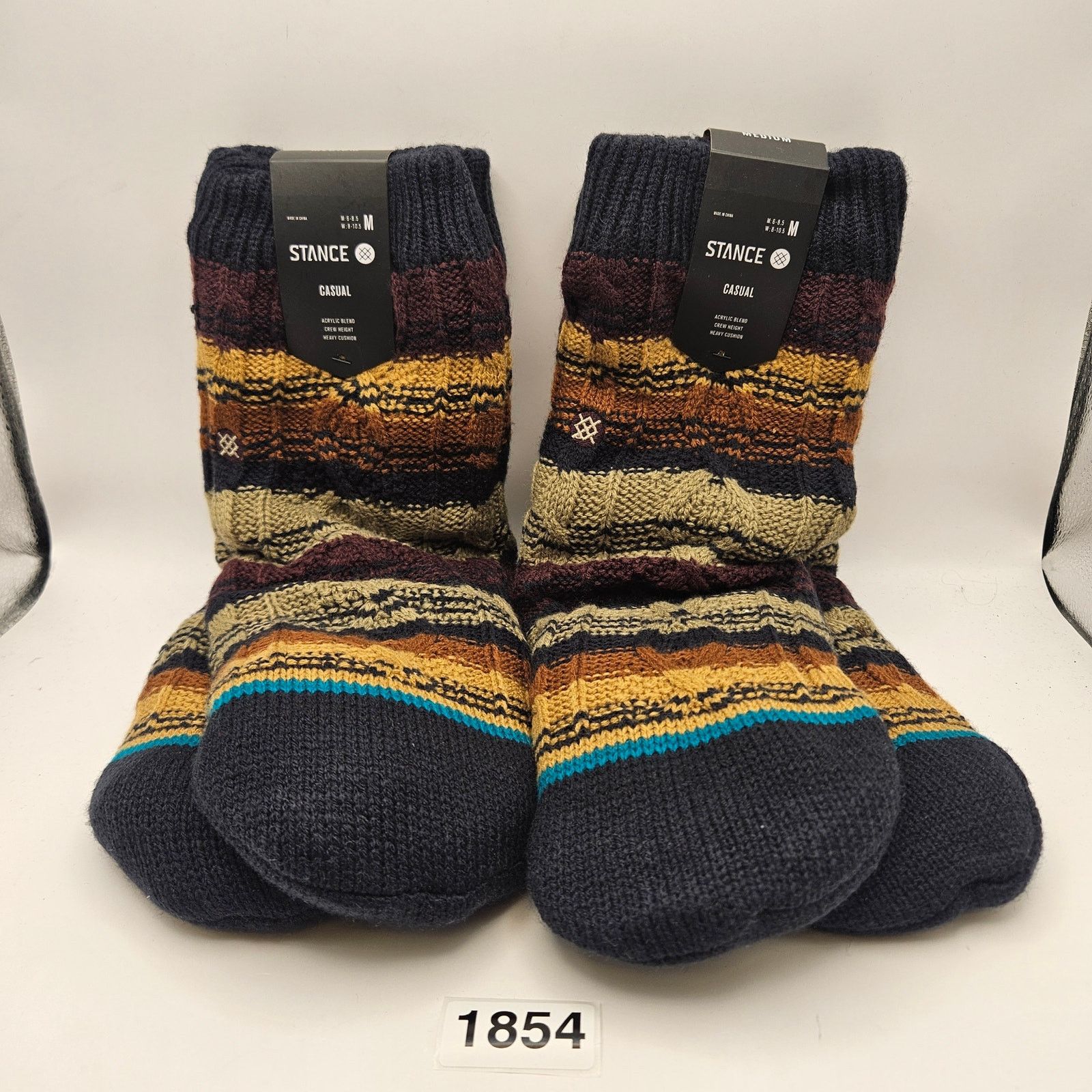 Stance Socks LOT OF 2 - STANCE UNISEX MEDIUM IN HOUSE NON SLIP SLIPPERS Size ONE SIZE - 1 Thumbnail