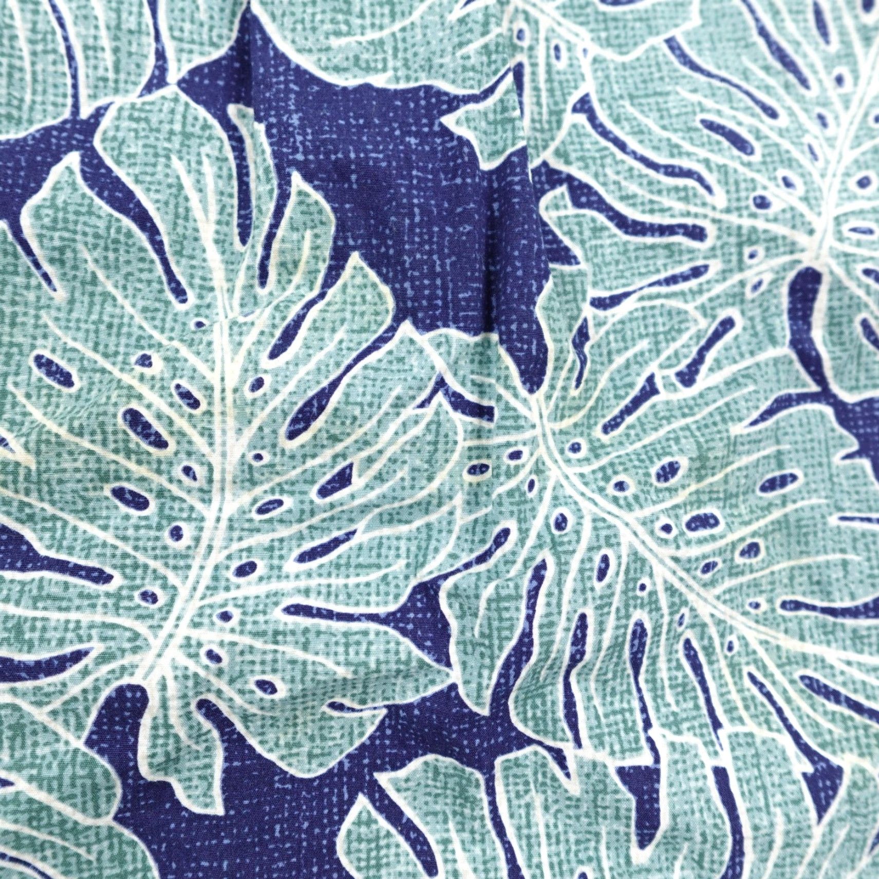 Hilo Hattie Hilo Hattie Hawaiian Shirt Mens Medium Blue Leaf Print Pullover Aloha Size US M / EU 48-50 / 2 - 7 Thumbnail