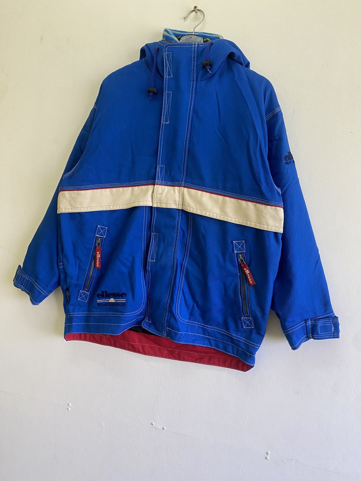 Descente × Ellesse × Goldwin Vintage 90s Ellesse Multi Function Gear Skii Jacket Size US S / EU 44-46 / 1 - 4 Thumbnail