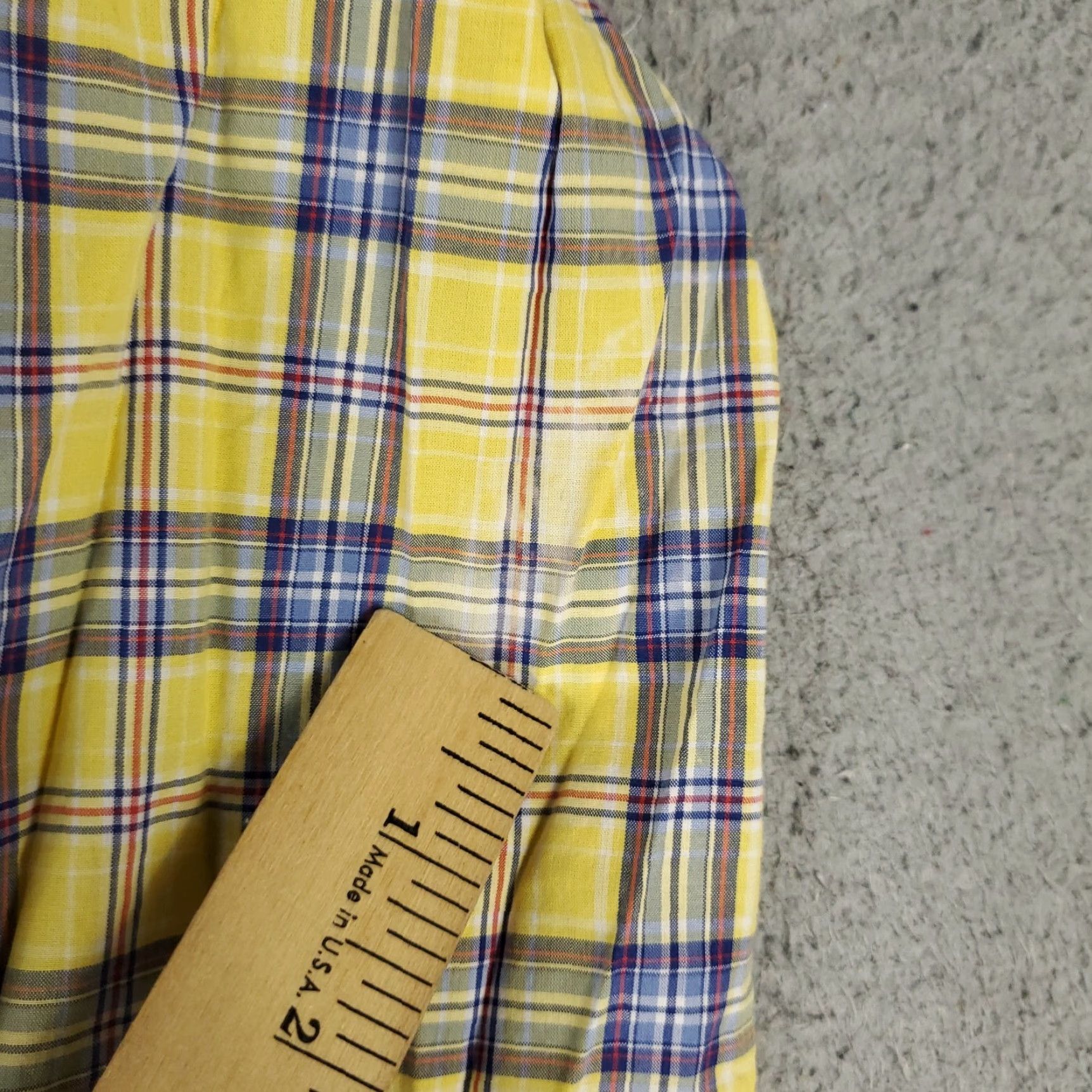 Ralph Lauren VINTAGE Ralph Lauren Button-Up Shirt Mens Medium Long Sleeve Plaid Yellow Classic Preppy Size US M / EU 48-50 / 2 - 5 Thumbnail