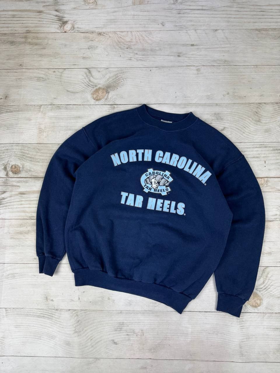 Hanes Vintage North Carolina Tar Heels Sweatshirt 90s Hanes Size US M / EU 48-50 / 2 - 1 Thumbnail