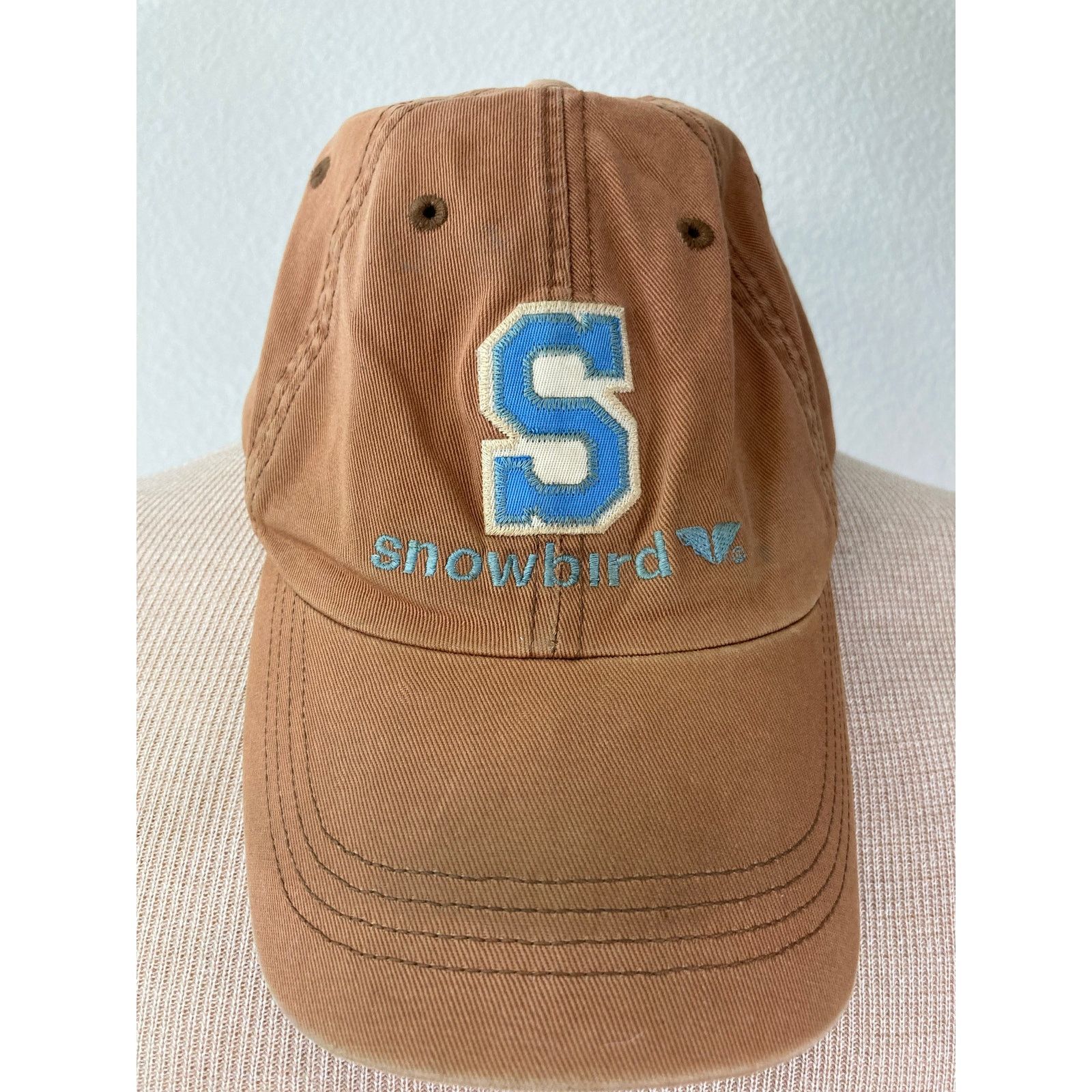 Other Snowbird "S" Embroidered Brown/Blue Adjustable Dad Hat Size ONE SIZE - 3 Thumbnail