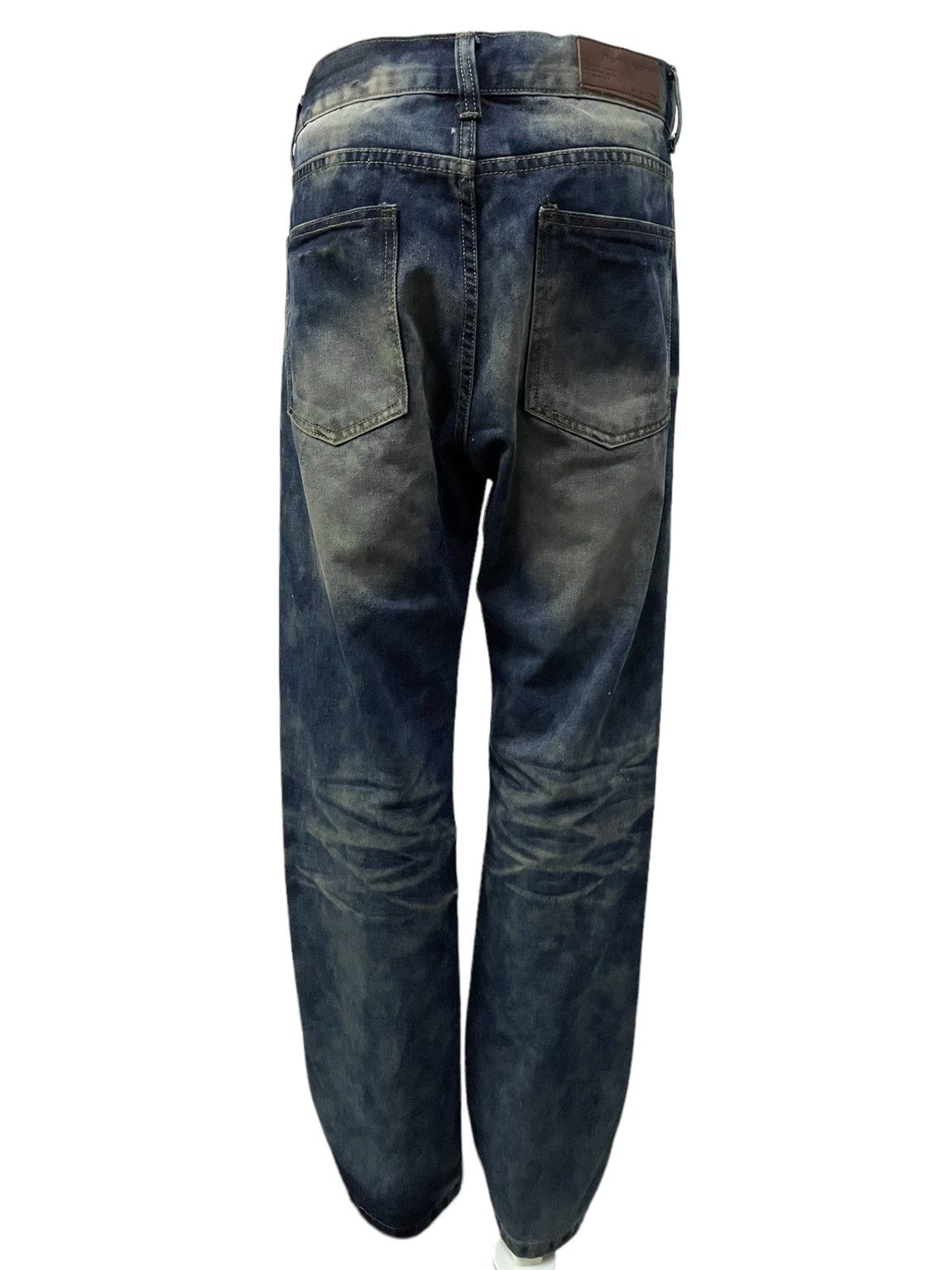 GOSTAR DE FUGA × Hysteric Glamour × Japanese Brand Martin Kustom Enzyme Mud Wash Distressed Jeans Size US 34 / EU 50 - 6 Thumbnail