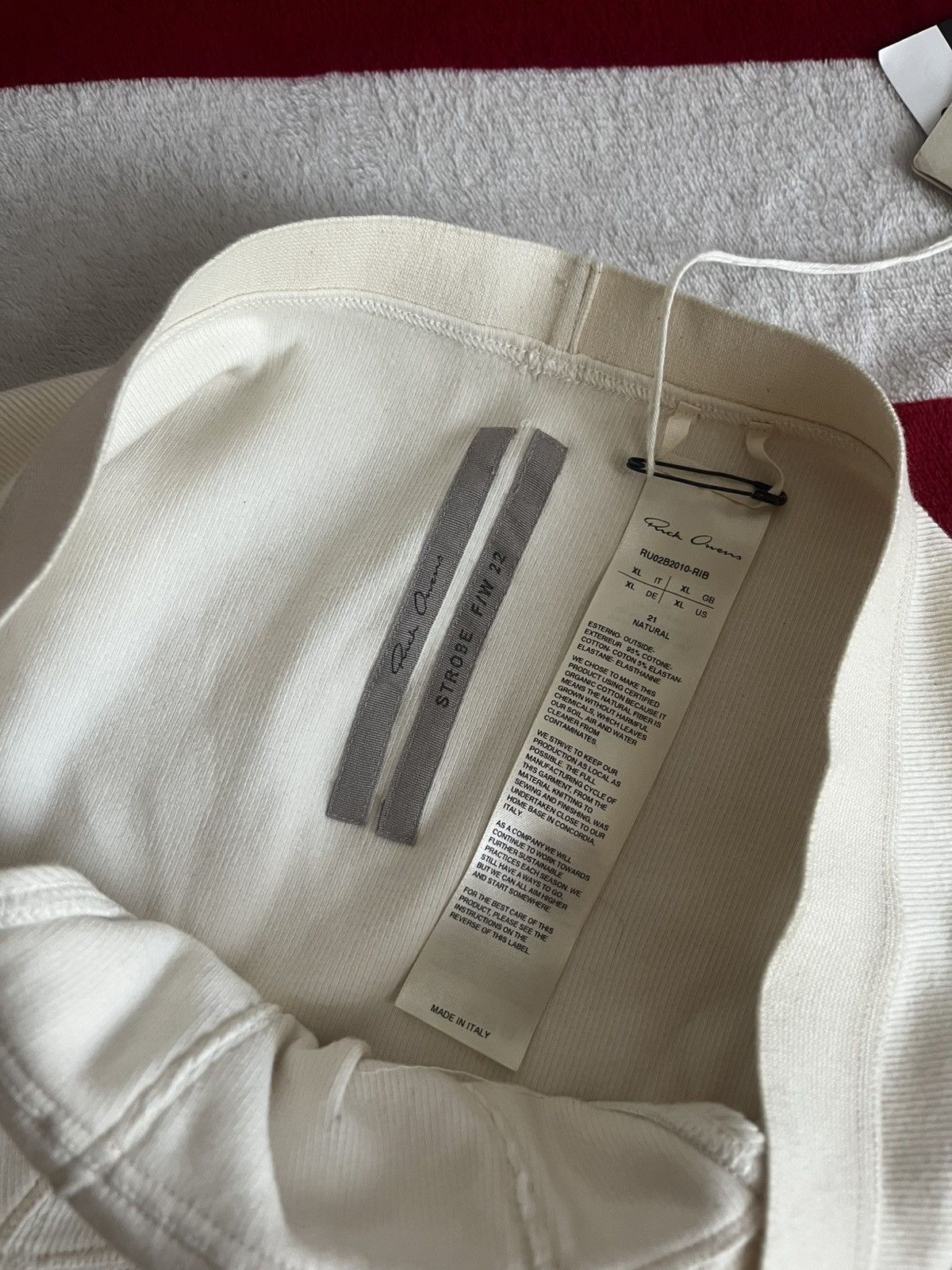 Rick Owens Rick Owens Rib Briefs Natural Made in Italy Underwear RO Size US 32 / EU 48 - 9 Thumbnail