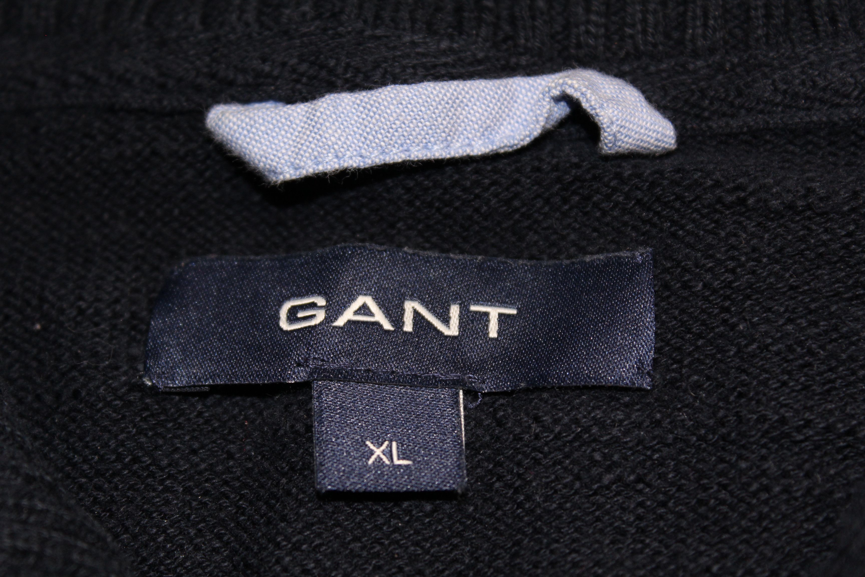 Gant Men's GANT Zip Neck Blue Jumper Cardigan Size XL Size US XL / EU 56 / 4 - 9 Thumbnail