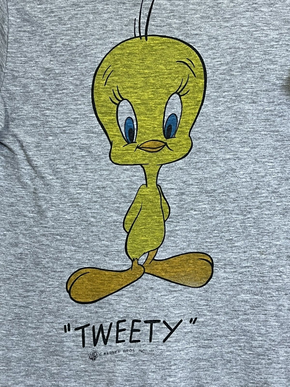 Vintage Rare🔥Vintage 70s TWEETY warner bros tee shirts Size US L / EU 52-54 / 3 - 3 Thumbnail